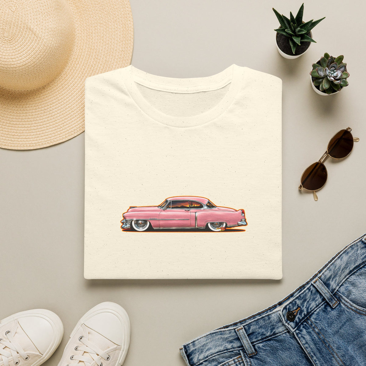 CADILLAC Coupe DeVille 1953 Fireball Tee Shirt