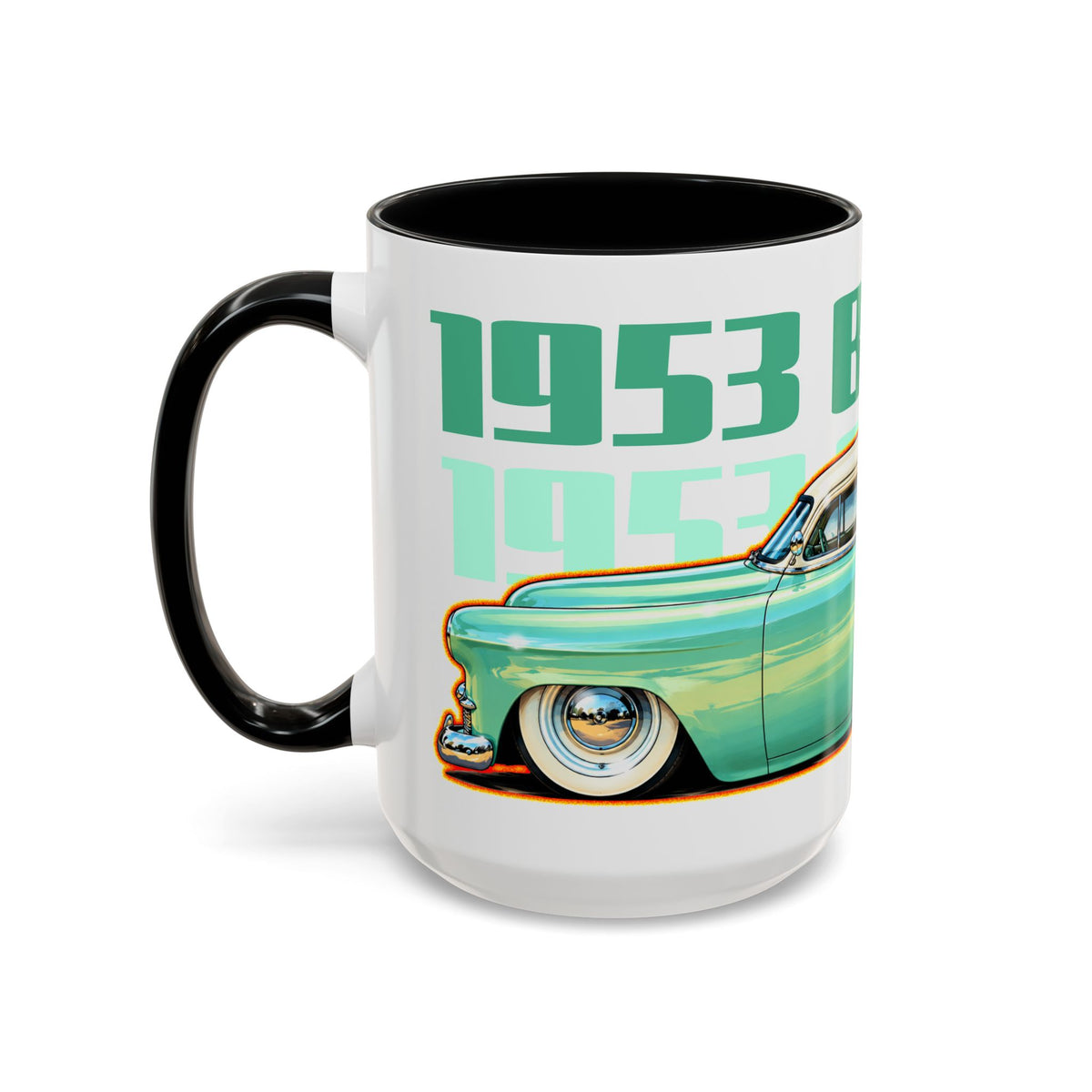 CHEVROLET BEL AIR 1953 Collectible Fireball Art Coffee Mug - 2 Sizes