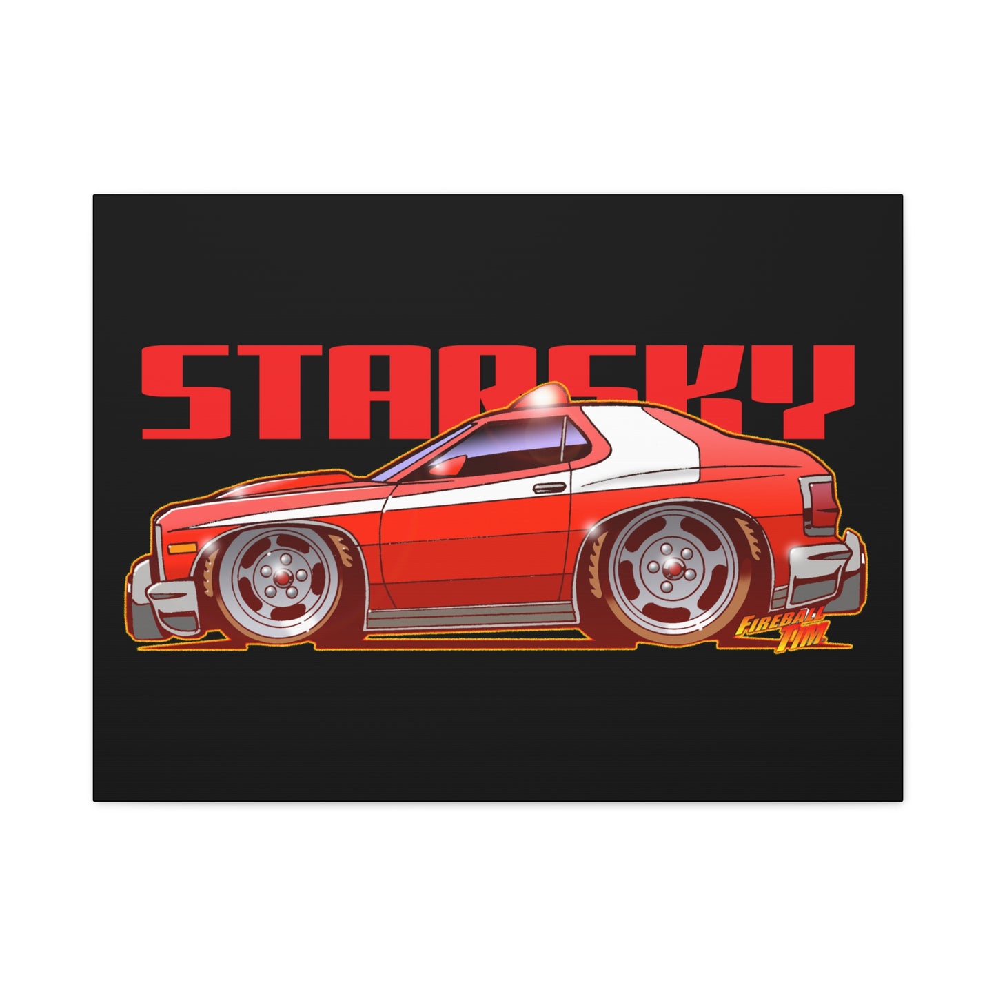 STARSKY Torino Fireball Canvas Art Print - 11x14