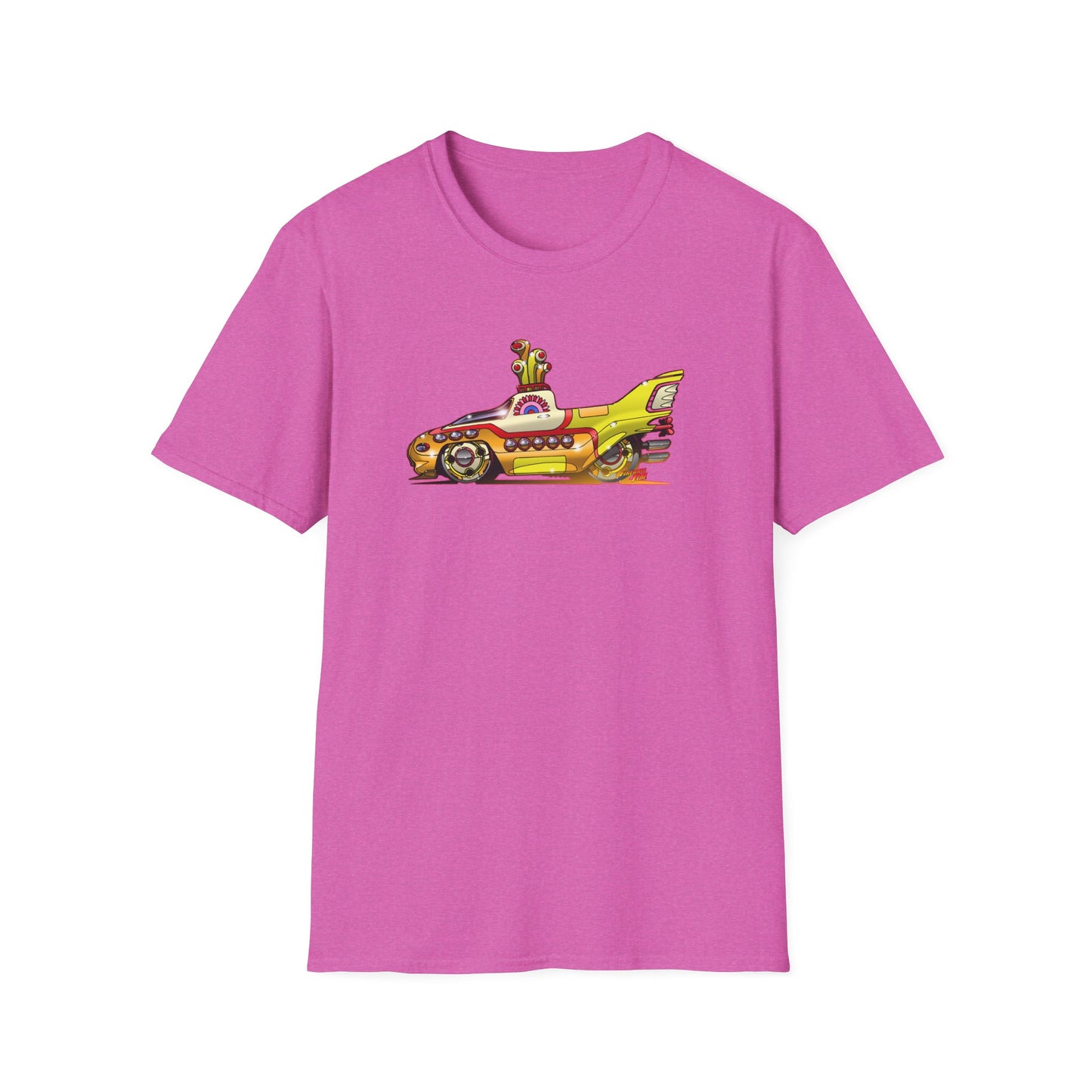 Beatles YELLOW SUBMARINE Concept Art Softstyle T-Shirt Multiple Colors