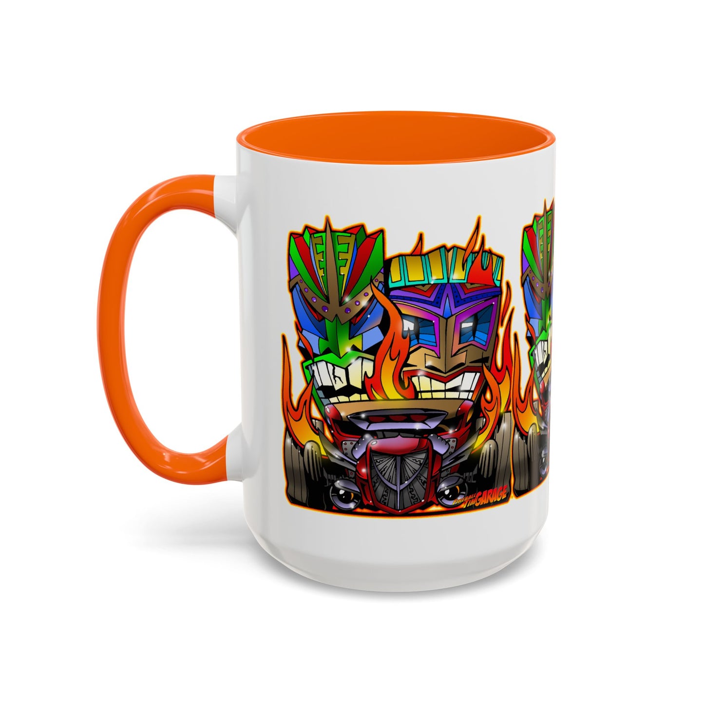 HOT ROD TIKI Collectible Art Coffee Mug 2 Sizes 4 Colors