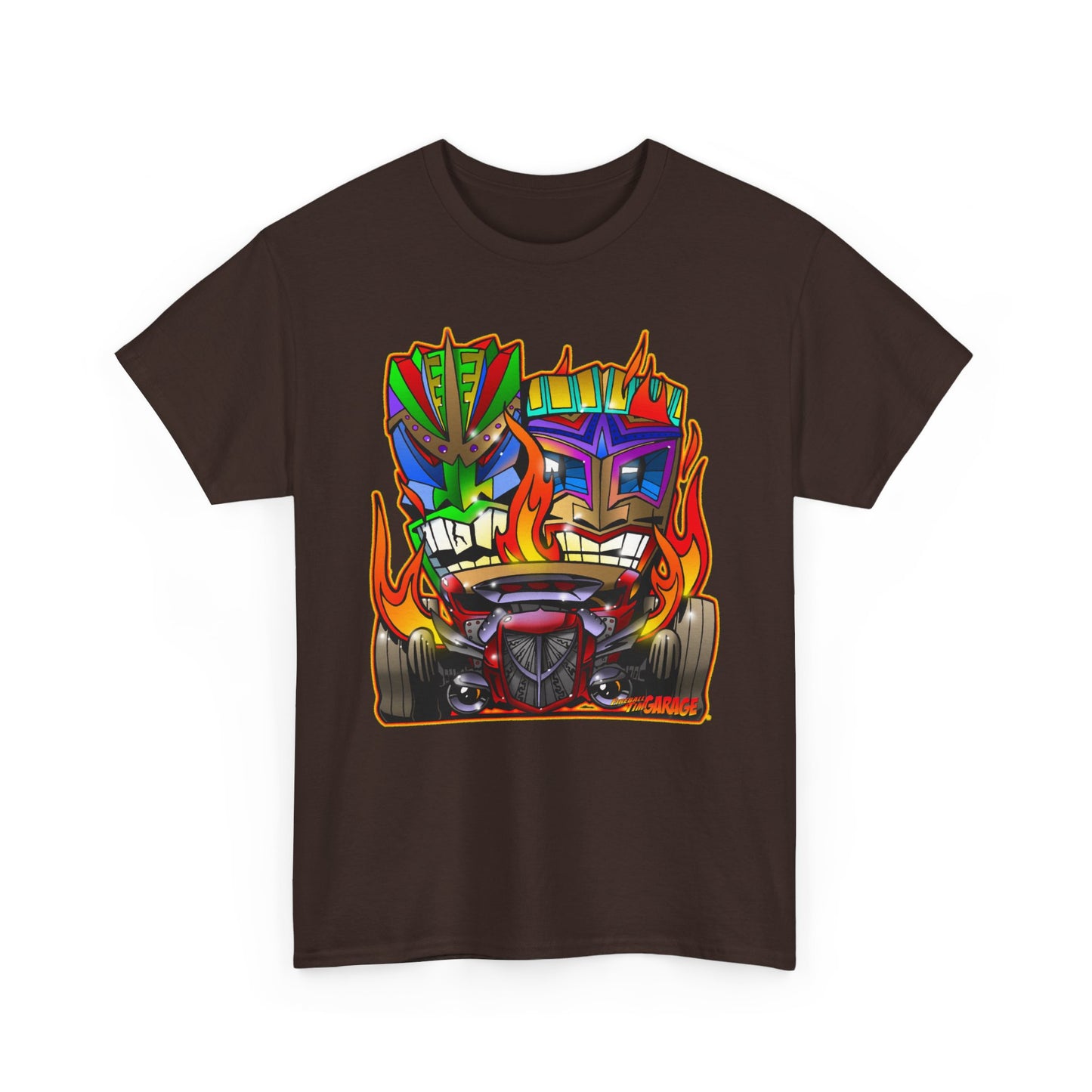 HOT ROD TIKIS Concept Art Tiki Unisex Heavy Cotton Tee 13 Colors