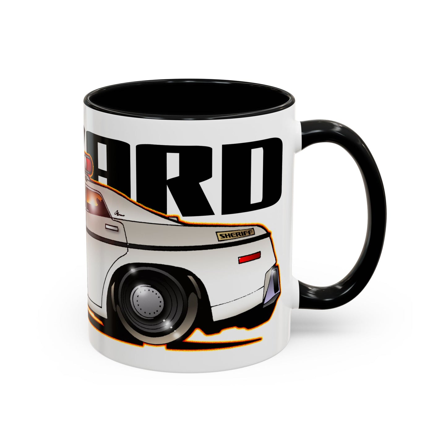 DUKES OF HAZZARD SHERIFF POLICE CAR Collectible Coffee Mug - 2 Sizes