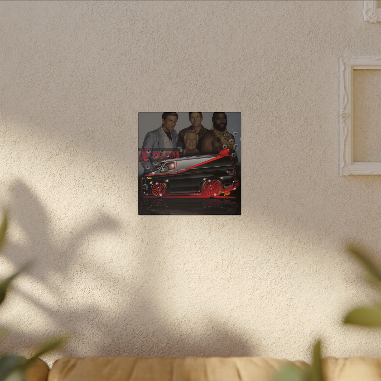 ATEAM VAN TV Show Car Canvas Art Print - 2 Sizes