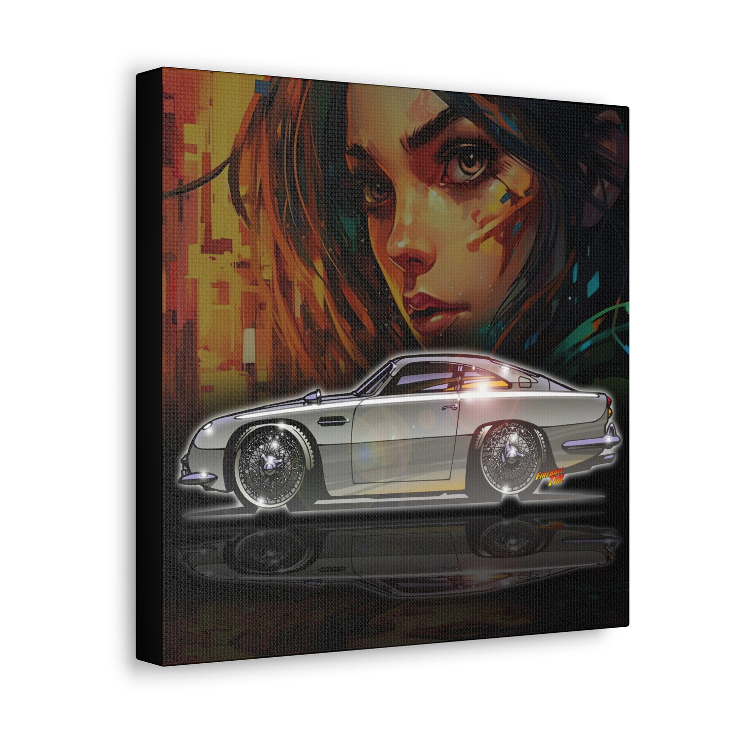 ASTON MARTIN DB5 James Bond 007 MASTERPRINT Concept Art Canvas Print 3 Sizes