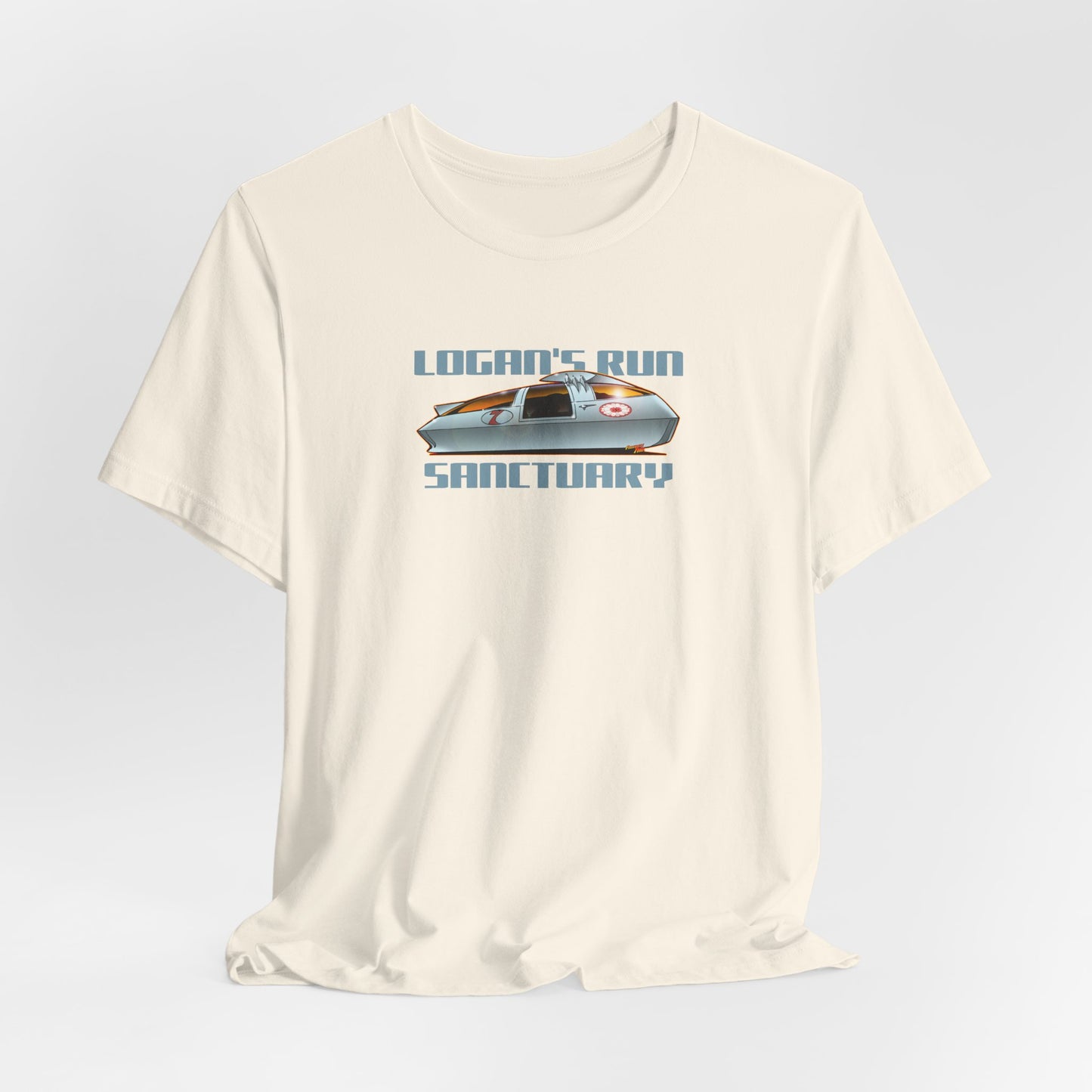 LOGAN'S RUN Sci Fi TV Car Collectible Fireball Art Short Sleeve Tee 12 Colors