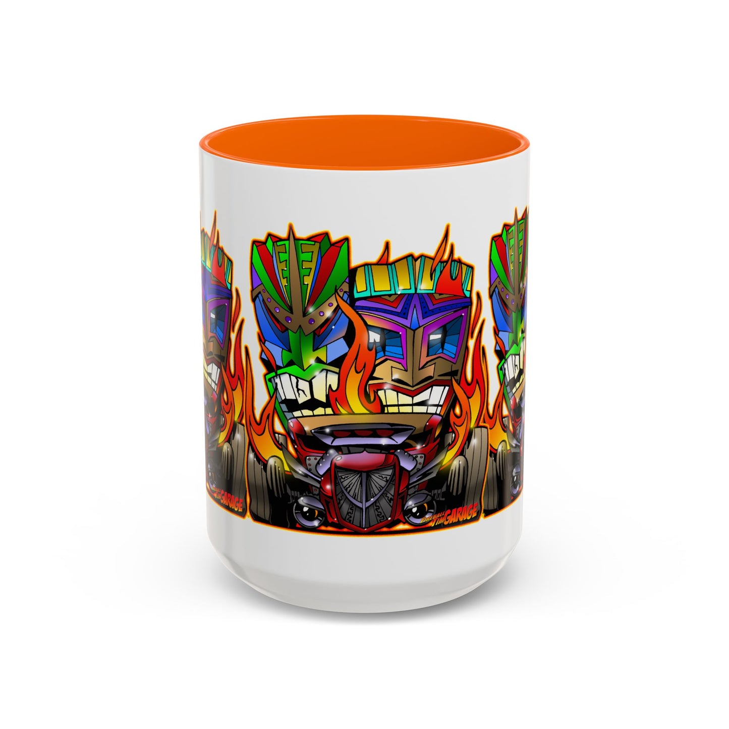 HOT ROD TIKI Collectible Art Coffee Mug 2 Sizes 4 Colors