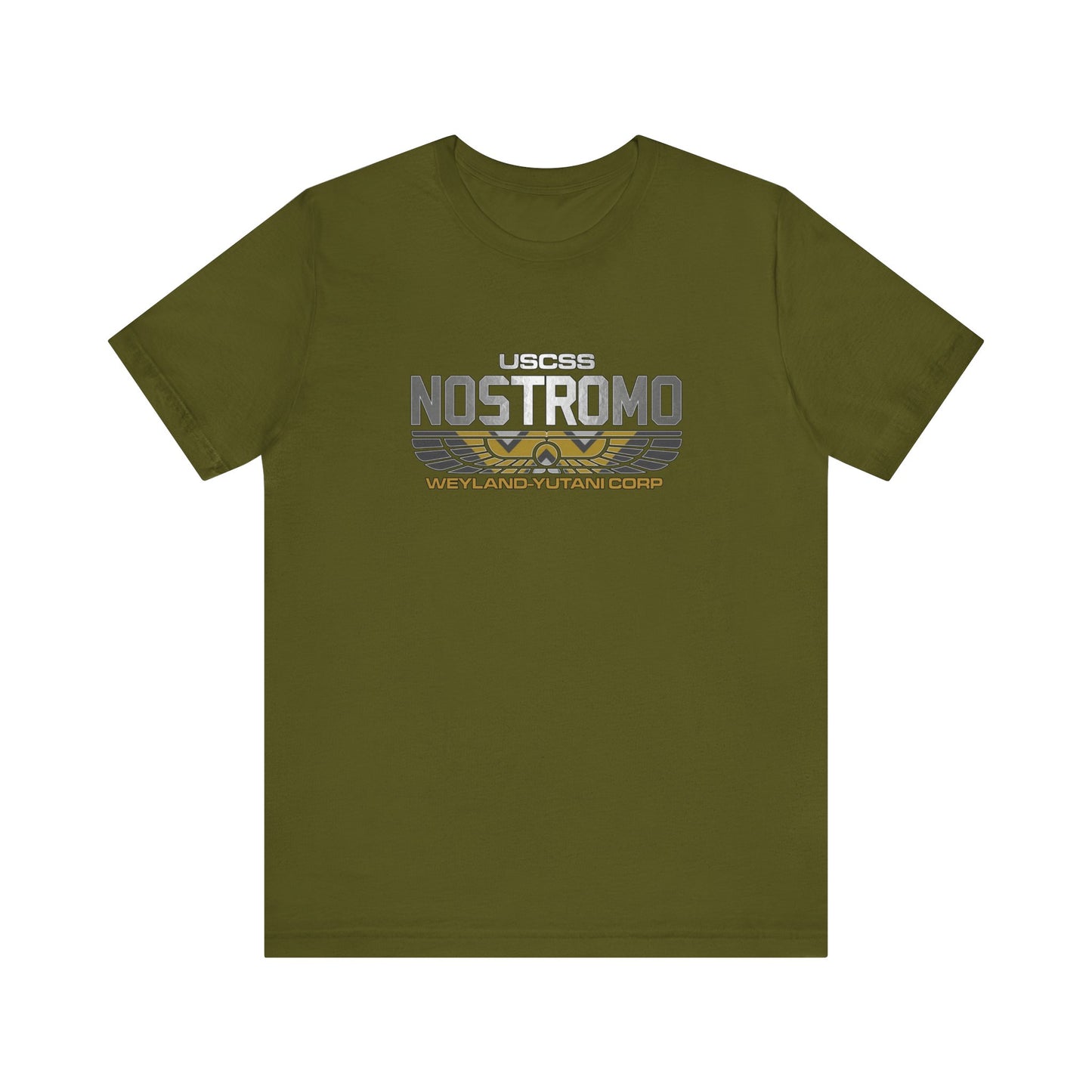 ALIEN MOVIE USCSS NOSTROMO Aliens Yutani Concept Art Short Sleeve Tee 10 Colors