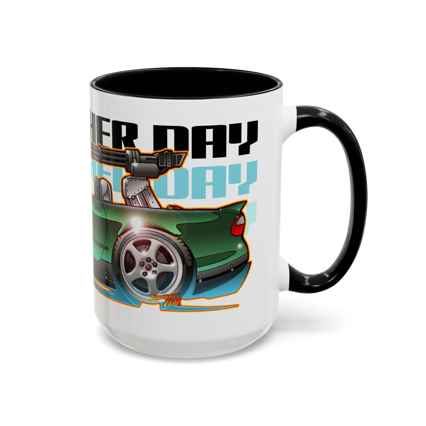DIE ANOTHER DAY ICE JAGUAR James Bond Collectible Fireball Art Coffee Mug - 2 Sizes