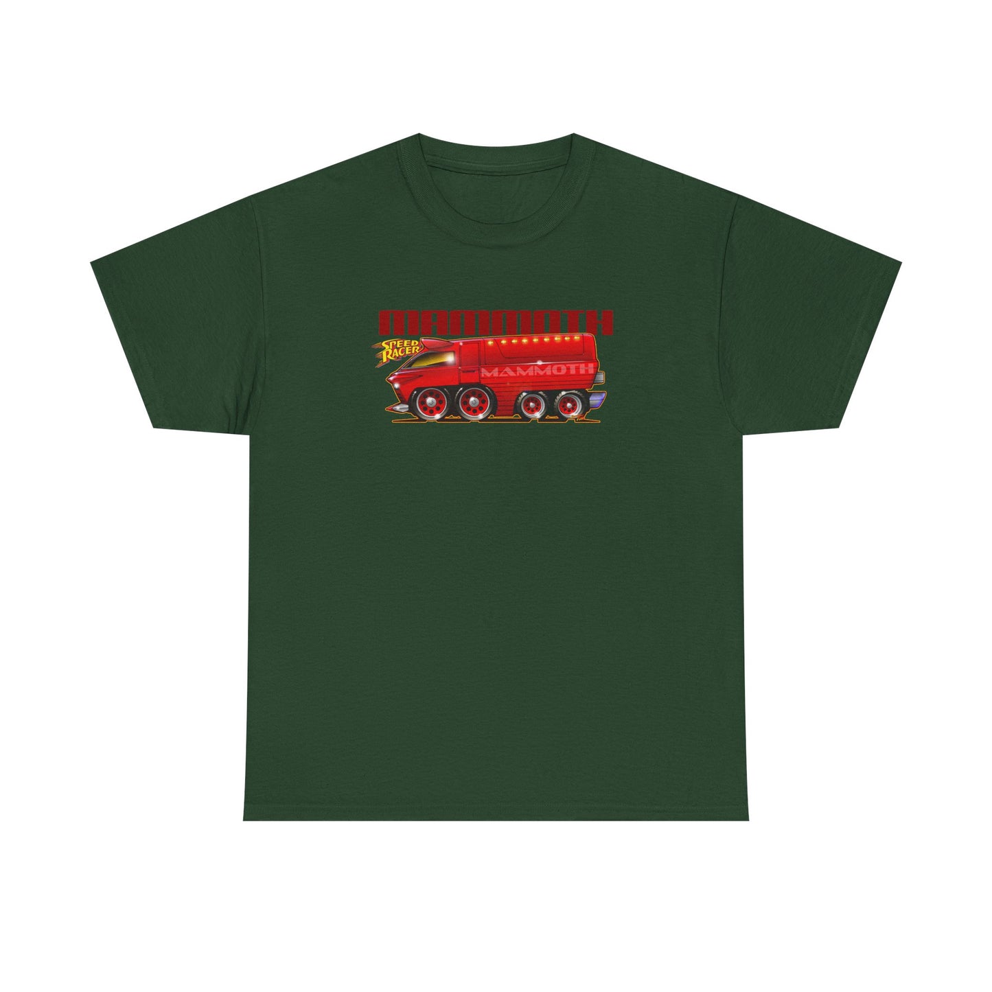 SPEED RACER MAMMOTH CAR Fireball Art Tee Shirt - Multiple Colors