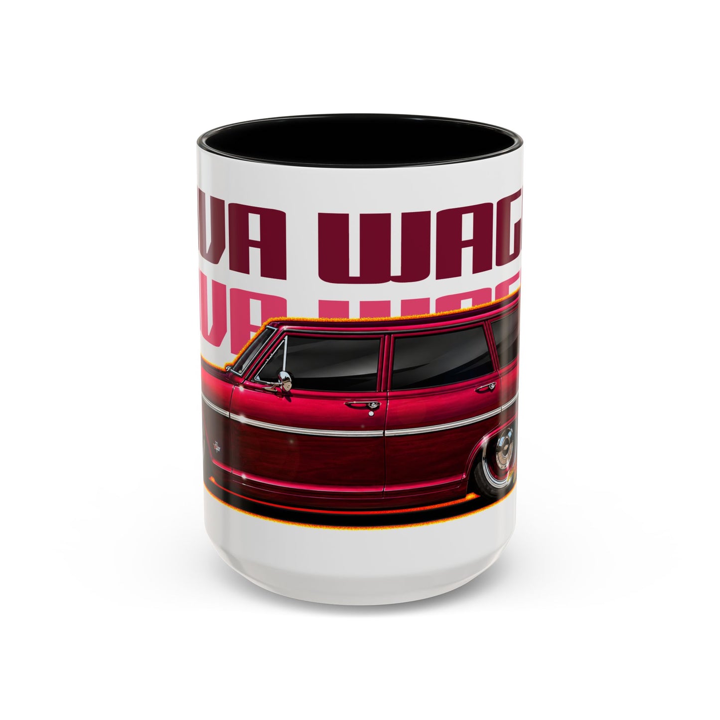 CHEVY NOVA WAGON 1965 Collectible Fireball Art Coffee Mug - 2 Sizes