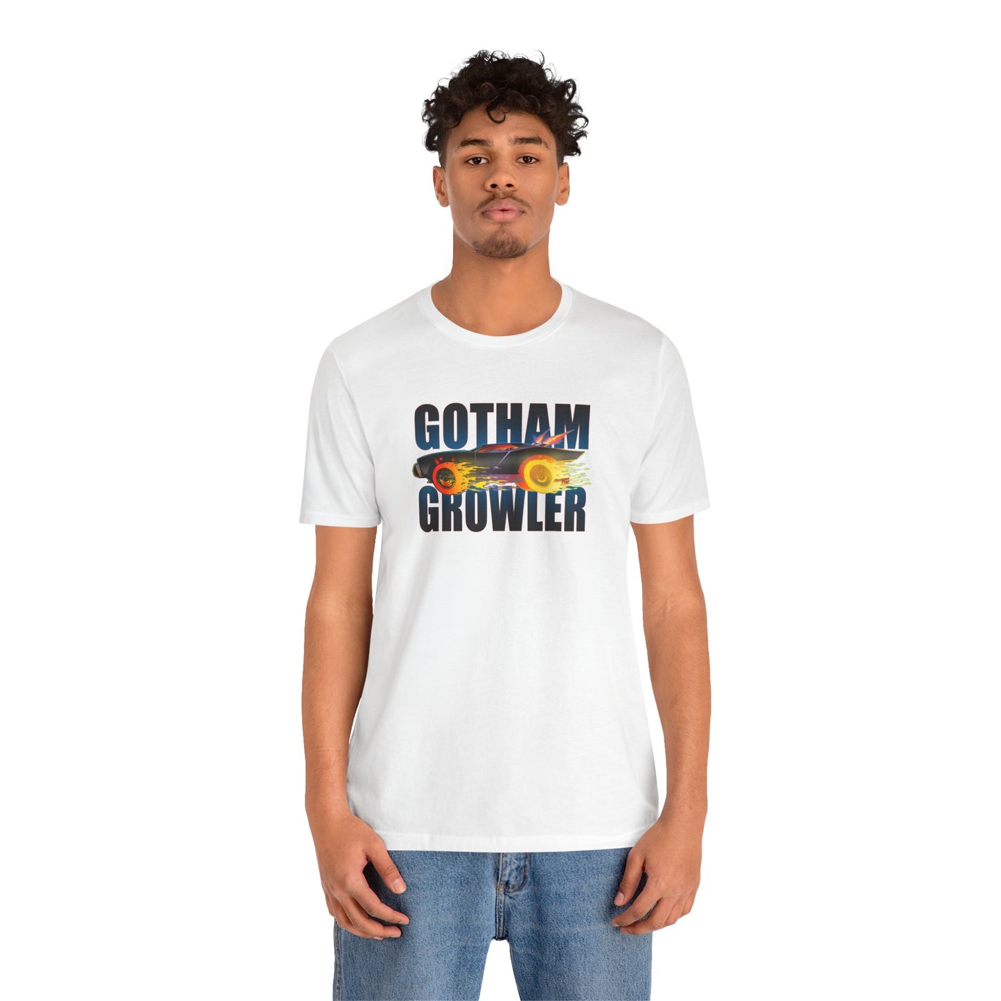 BATMOBILE 2021 Robert Pattinson GOTHAM GROWLER Concept Art Short Sleeve Tee