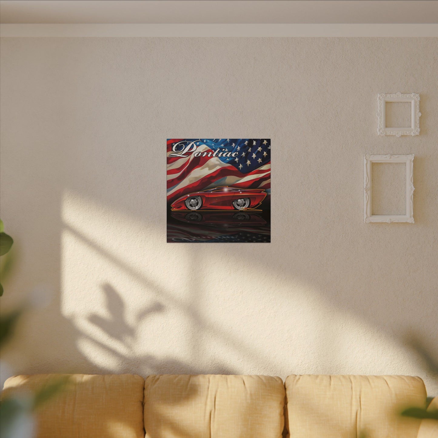 PONTIAC BANSHEE Concept Car Collectible Fireball Art Canvas Print