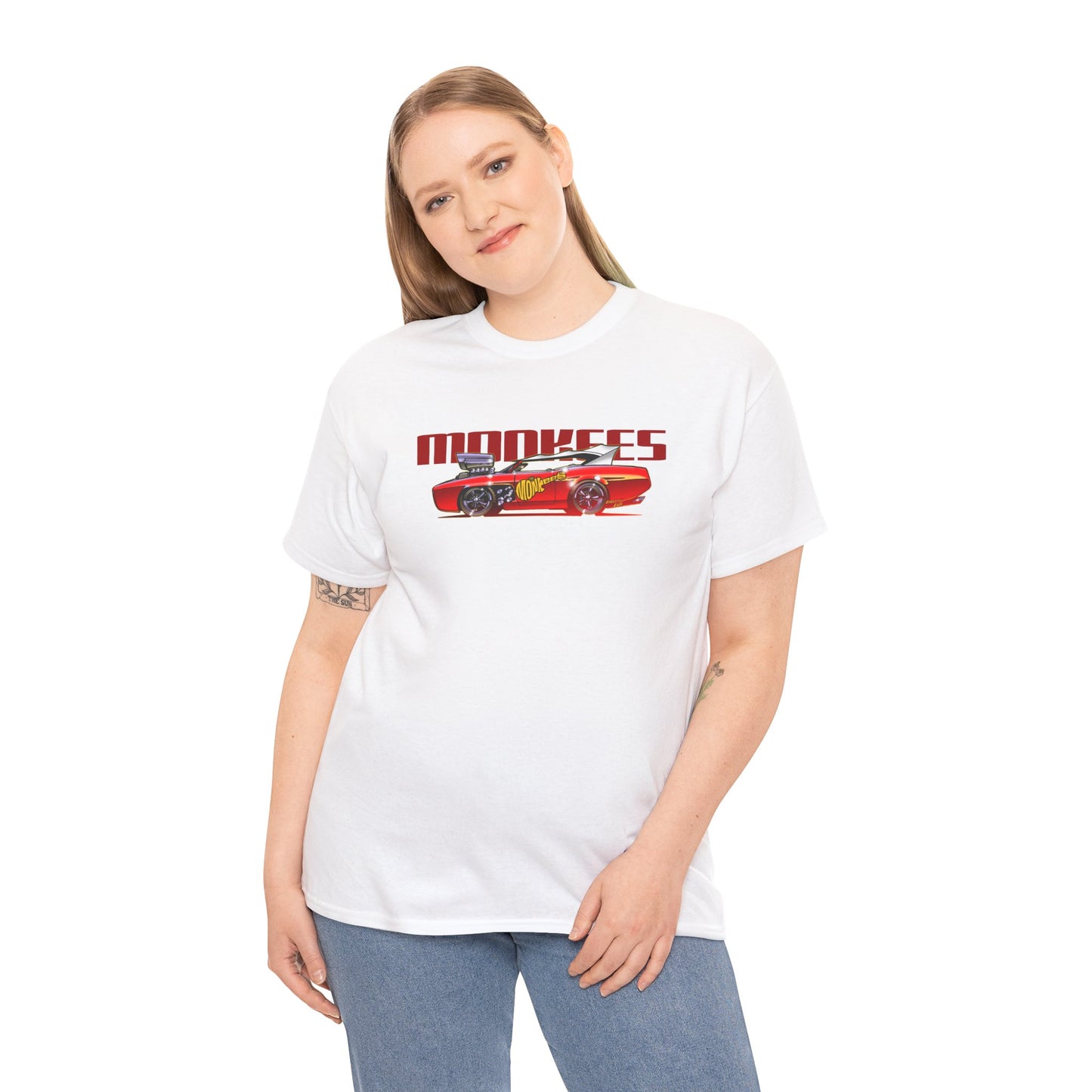 THE MONKEES Monkeemobile Cotton Tee Shirt - 12 Colors