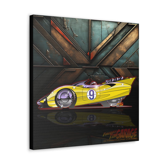 RACER X SHOOTING STAR Speed Racer Concept Art Canvas MASTERPRINT 3 Sizes