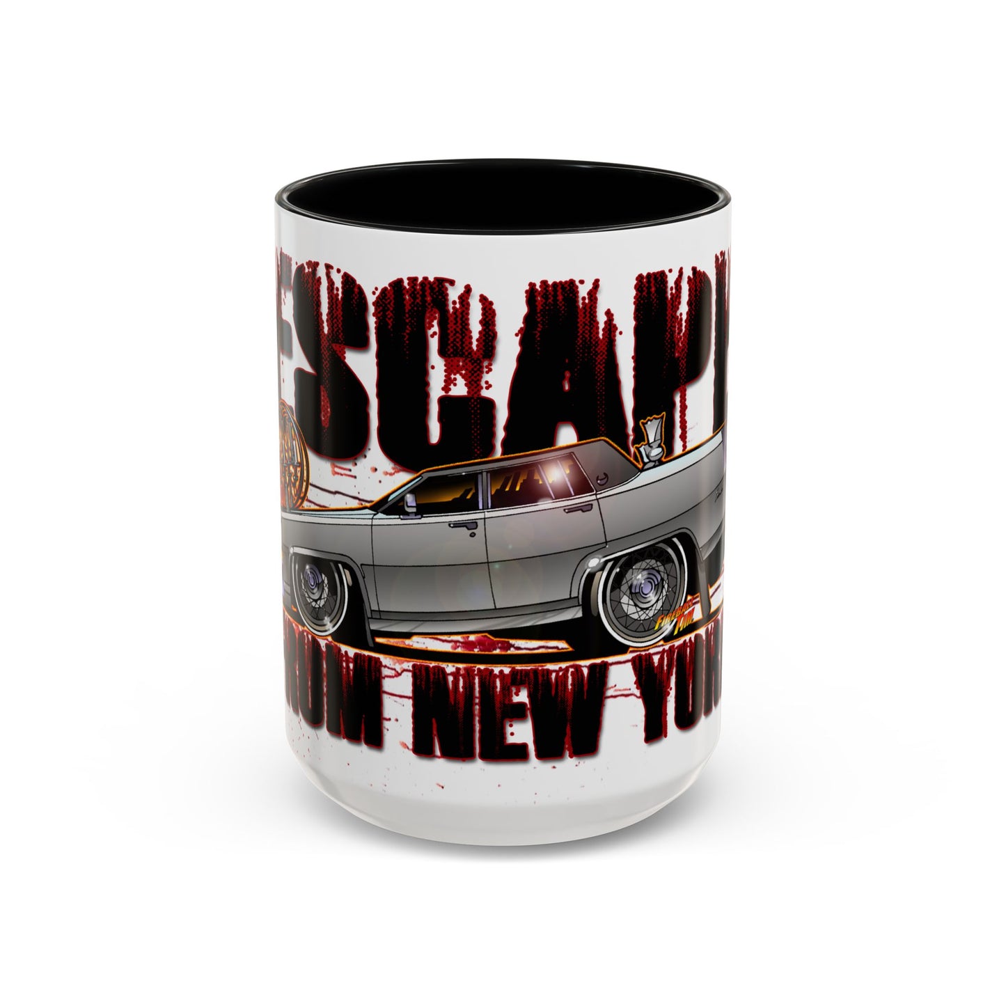 ESCAPE FROM NEW YORK Duke Cadillac Concept Art Coffee Mug 2 Sizes
