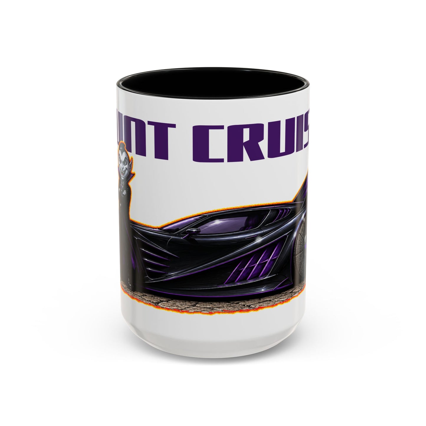 MONSTER MACHINES Halloween Count Cruiser Collectible Fireball Art Coffee Mug - 2 Sizes