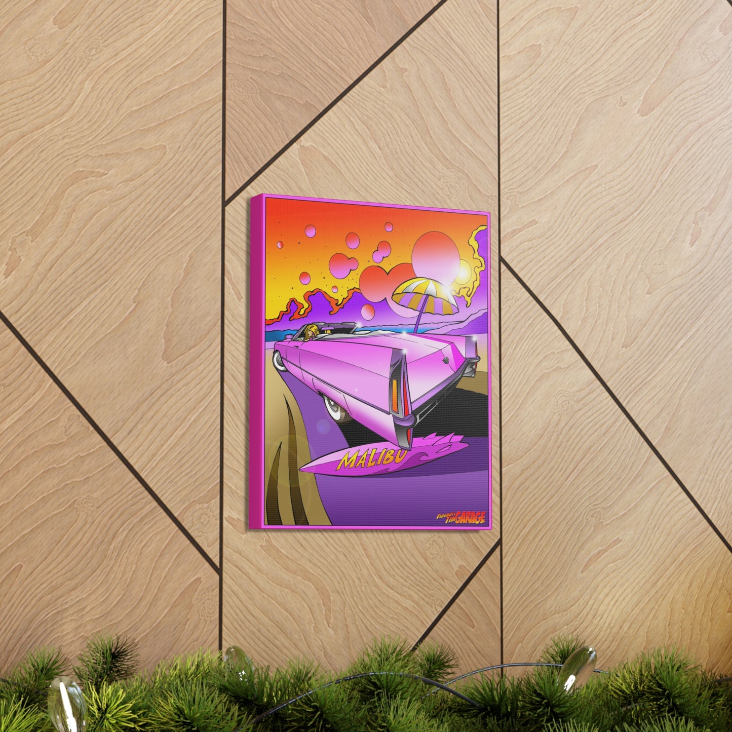 BARBIE CADILLAC Concept Art Canvas Print 11x14