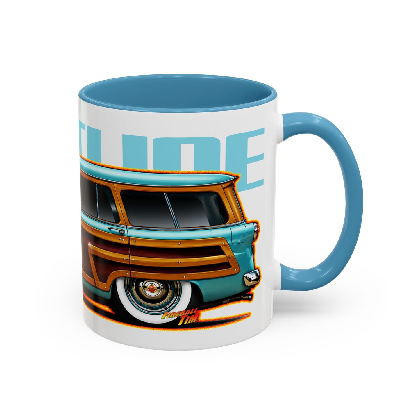 FORD CRESTLINE Country Squire Station Wagon 1953 Collectible Art Coffee Mug - 2 Sizes