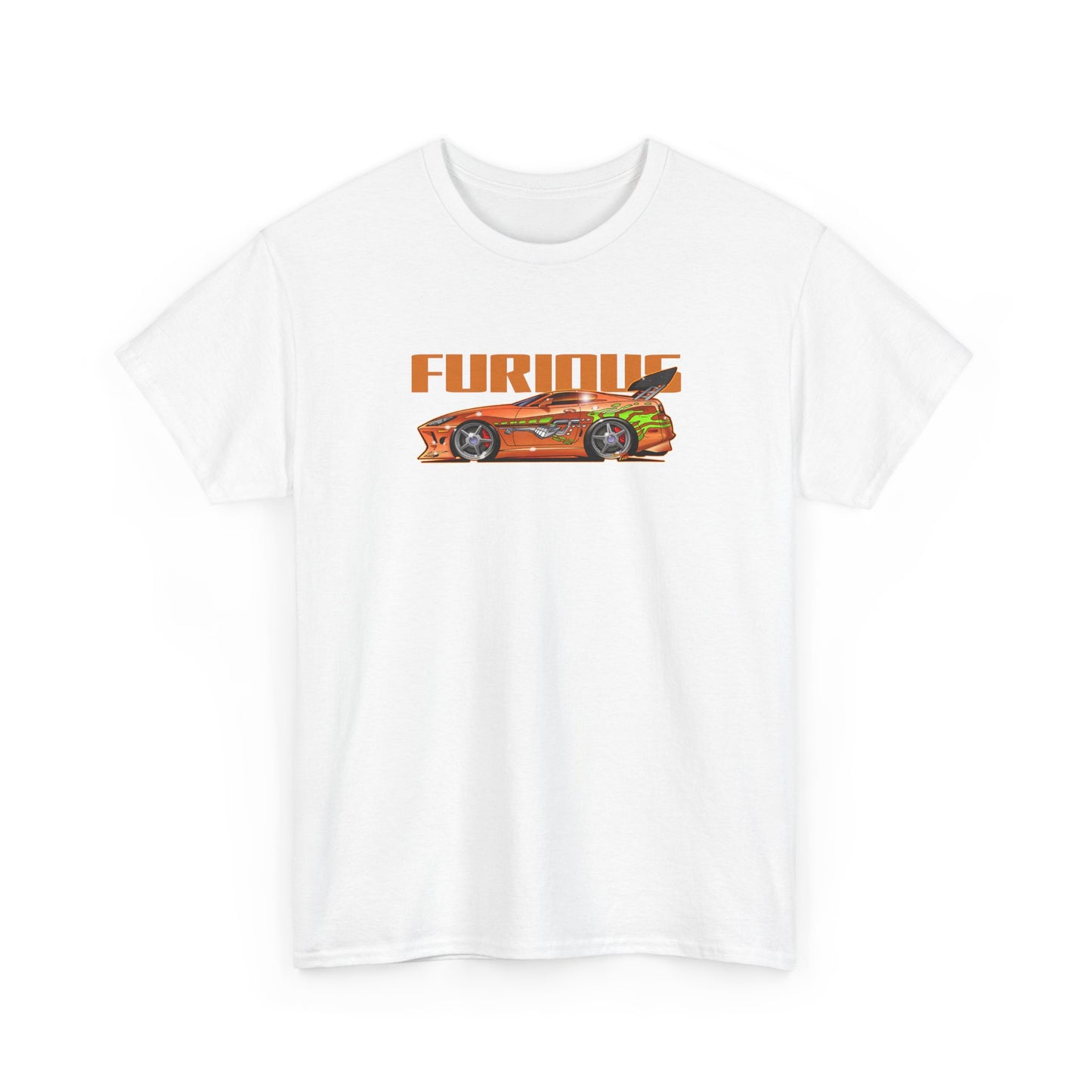 FAST & FURIOUS 1994 TOYOTA SUPRA MK IV Fireball Art Tee Shirt - Multiple Sizes