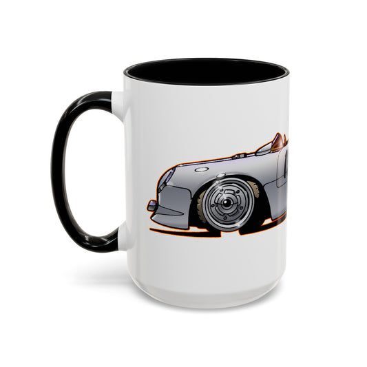 JAMES DEAN PORSCHE 550 Spyder Concept Art Coffee Mug 11 and 15oz-Mug-Fireball Tim Garage