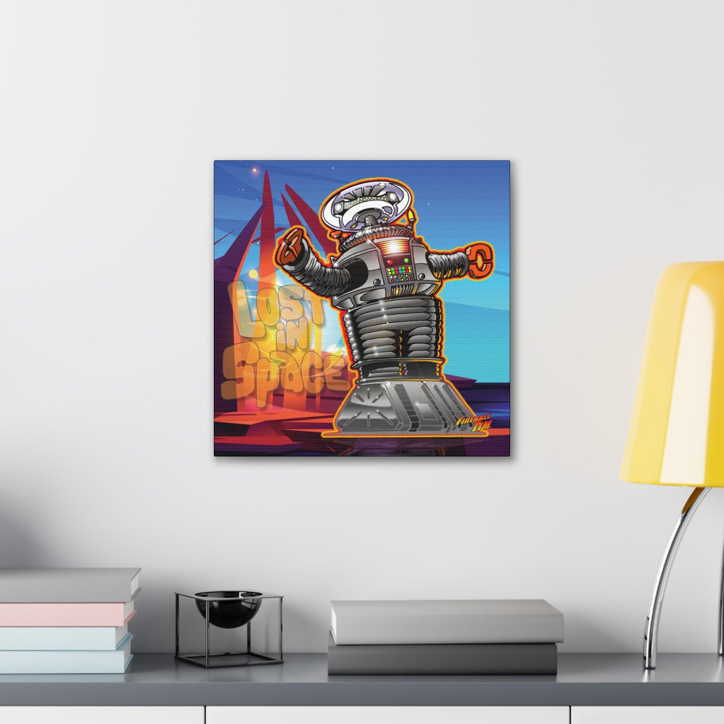 LOST in SPACE Danger Robot Canvas Art Print
