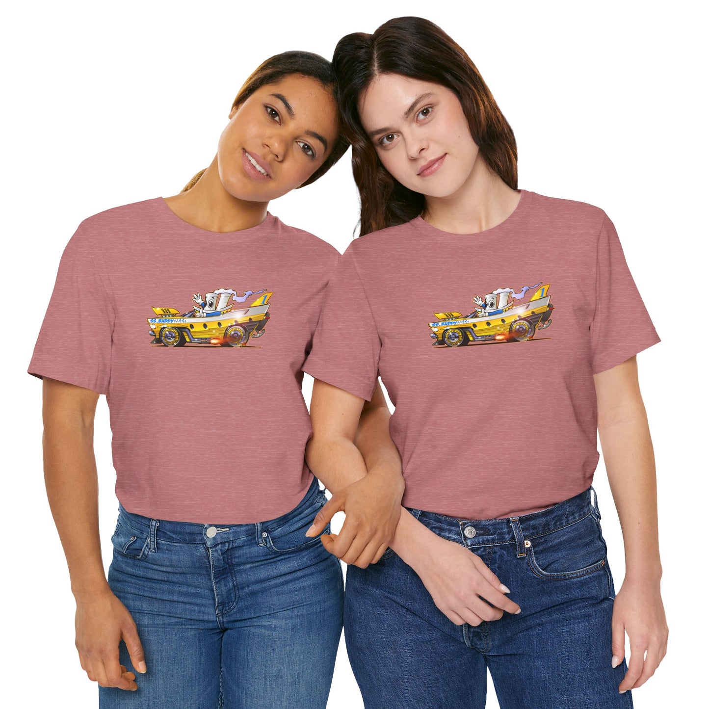 BUDDY CRUISE BUDDYMOBILE Custom Car Art Short Sleeve Tee in 17 Colors