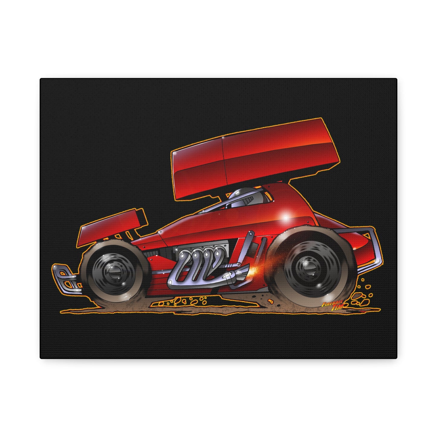 NATIONAL SPRINT CAR Hall of Fame Museum Canvas Print 11x14