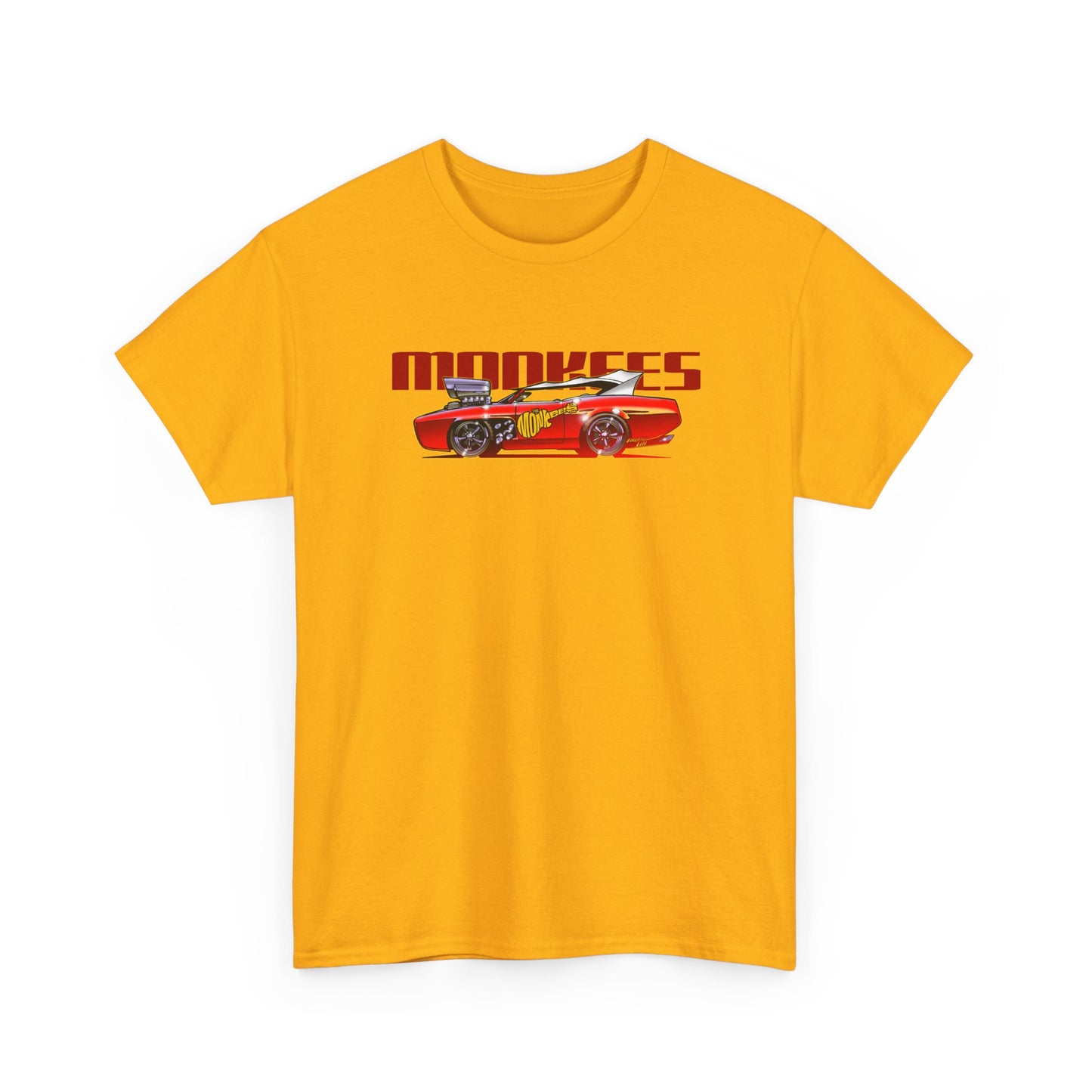THE MONKEES Monkeemobile Cotton Tee Shirt - 12 Colors
