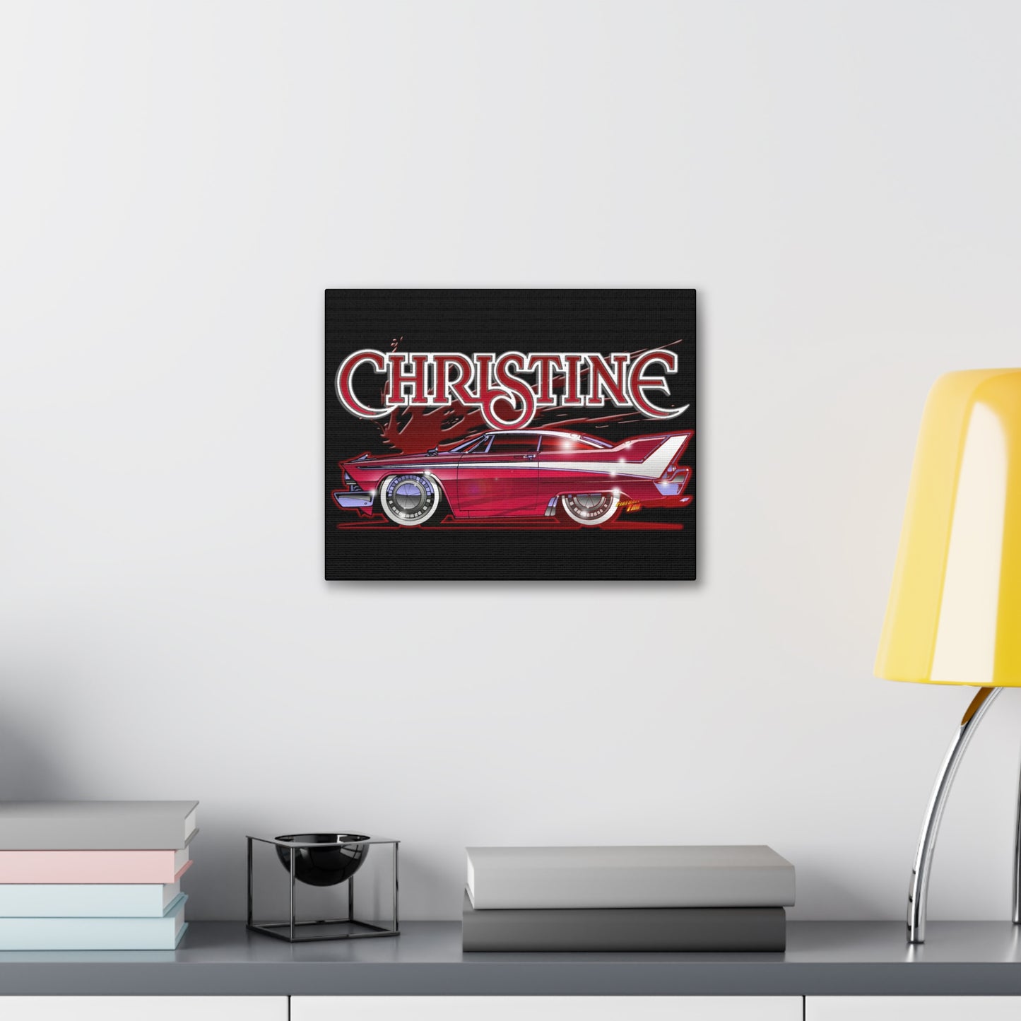 CHRISTINE MOVIE CAR Canvas Gallery Art Print 2 11x14