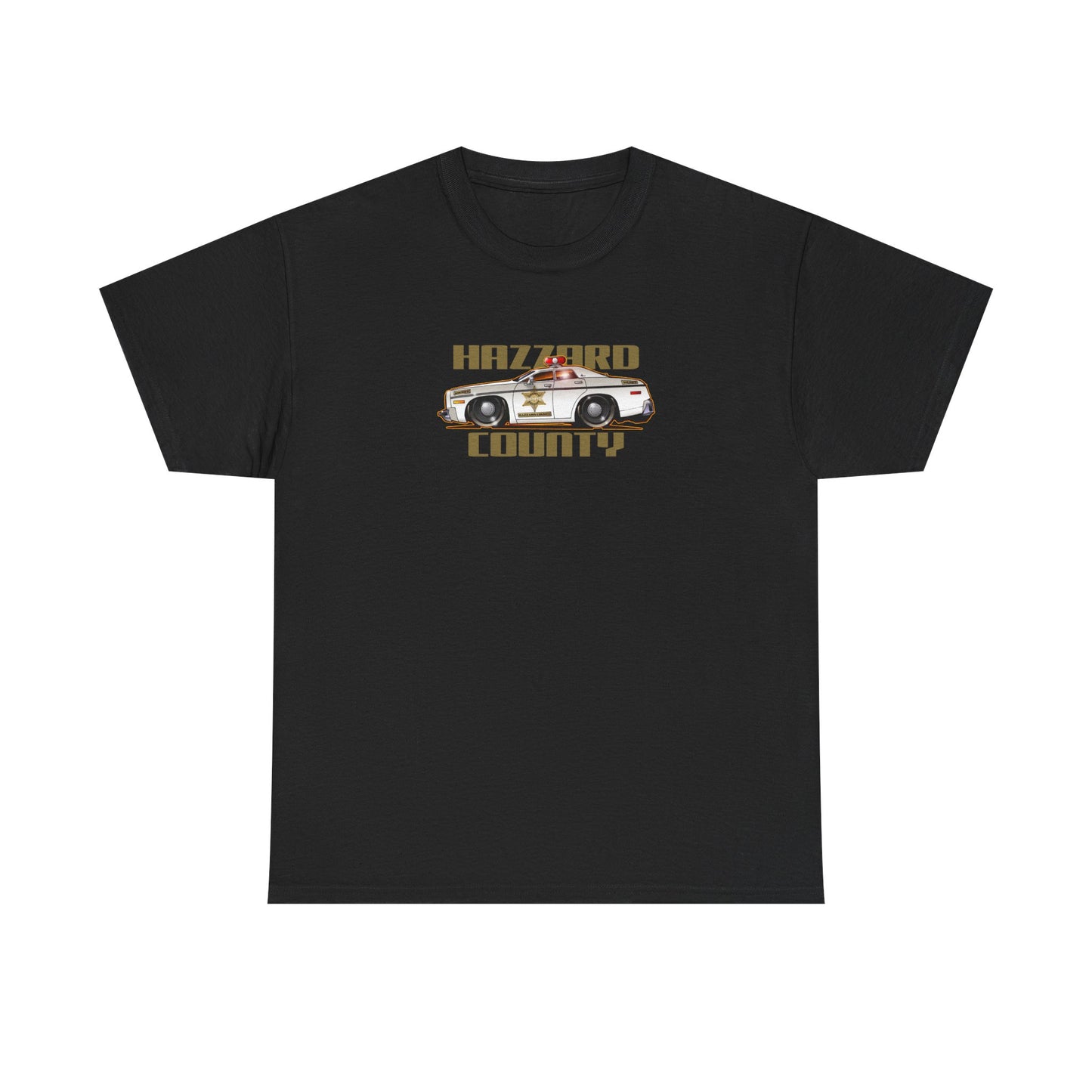 DUKES OF HAZZARD SHERIFF POLICE CAR Collectible Tee Shirt - Multiple Colors