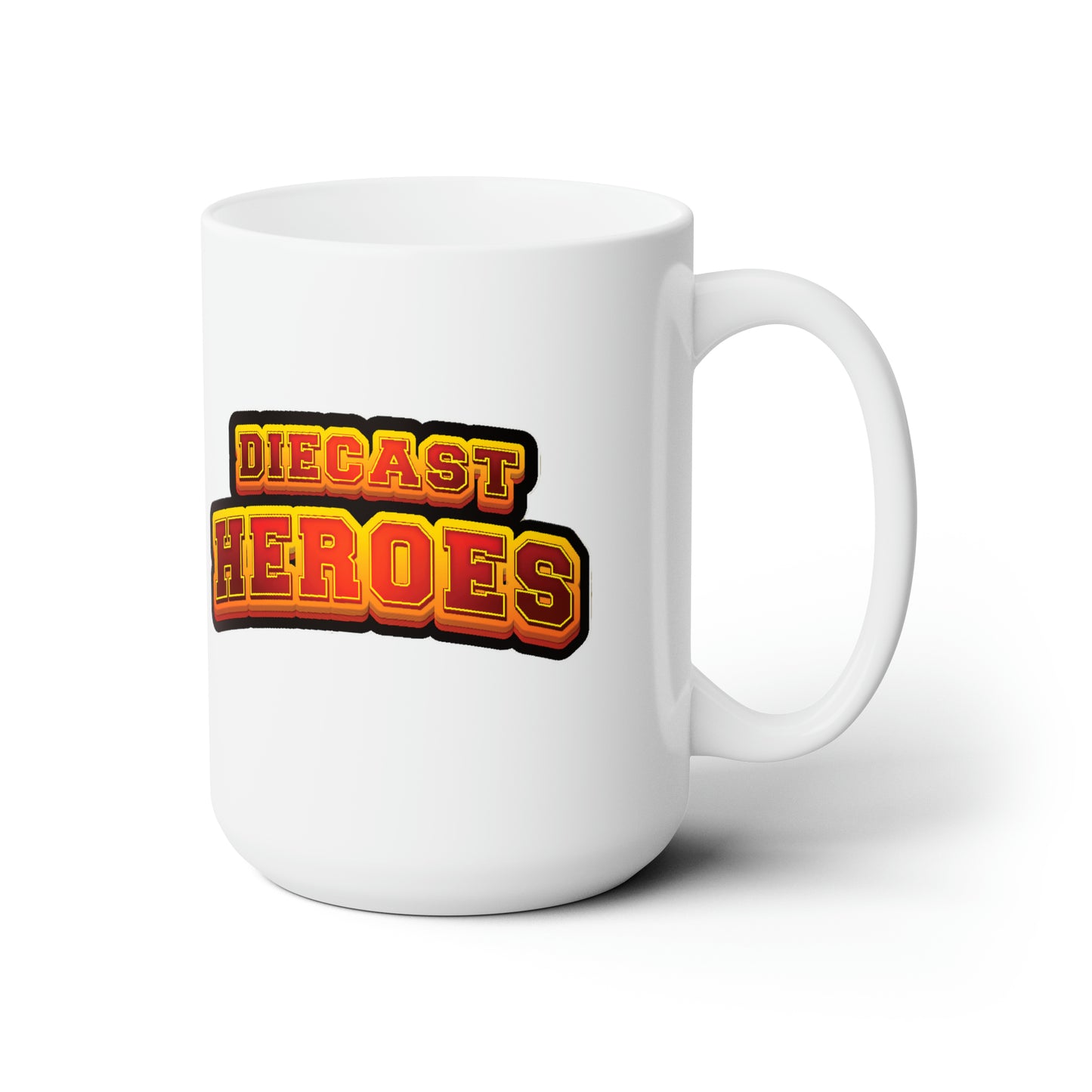 Official DIECAST HEROES 15oz White Mug