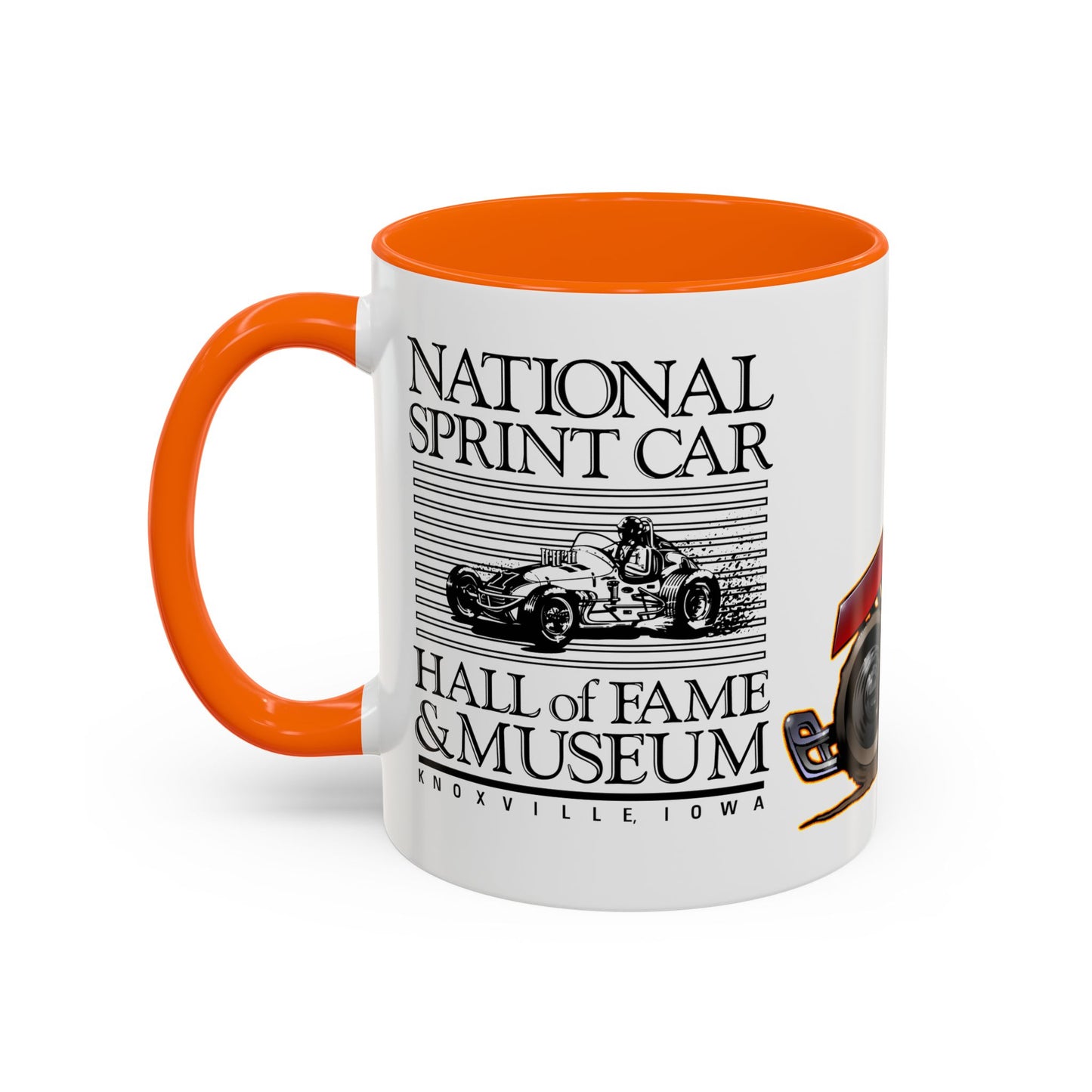 NATIONAL SPRINT CAR MUSEUM Hall of Fame Racing Collectible Coffee Mug 2 Sizes 3 Colors