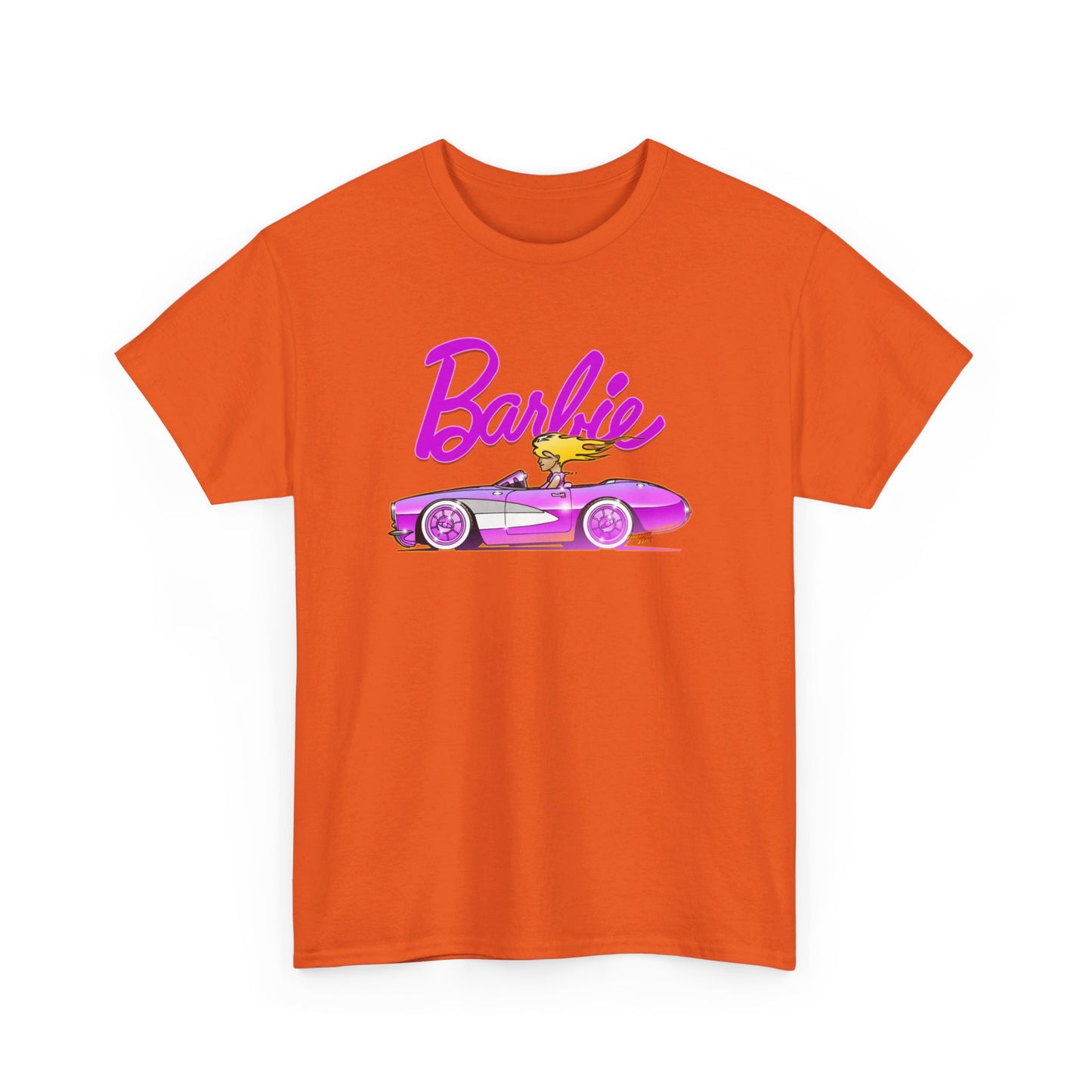 BARBIE CORVETTE Concept Art Cotton Tee 8 Colors