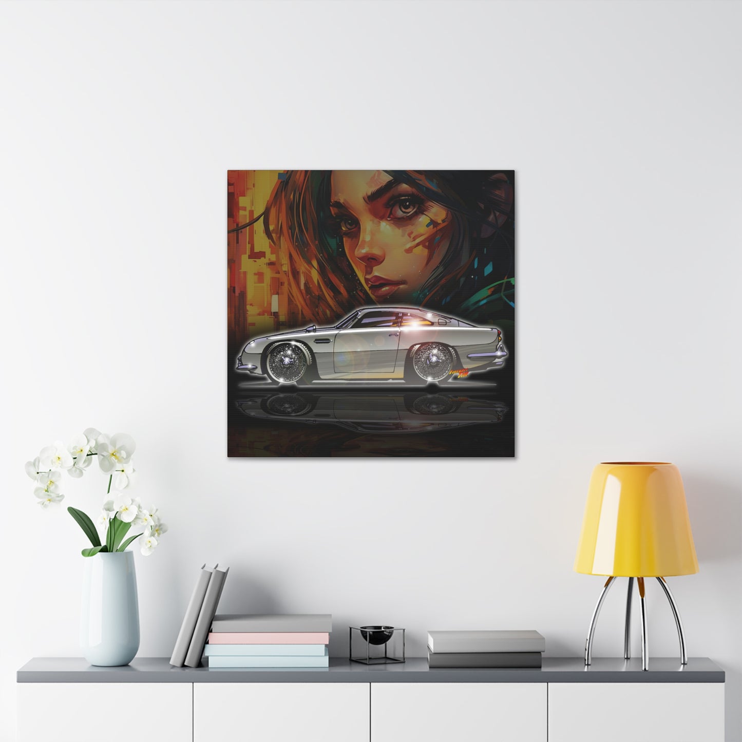 ASTON MARTIN DB5 James Bond 007 MASTERPRINT Concept Art Canvas Print 3 Sizes