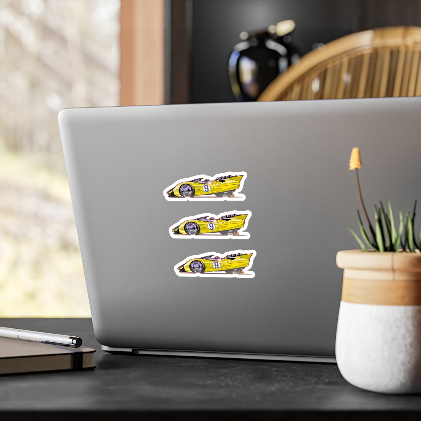 SPEED RACER RACERX SHOOTING STAR Fireball Art Decal Stickers - 4 Sizes