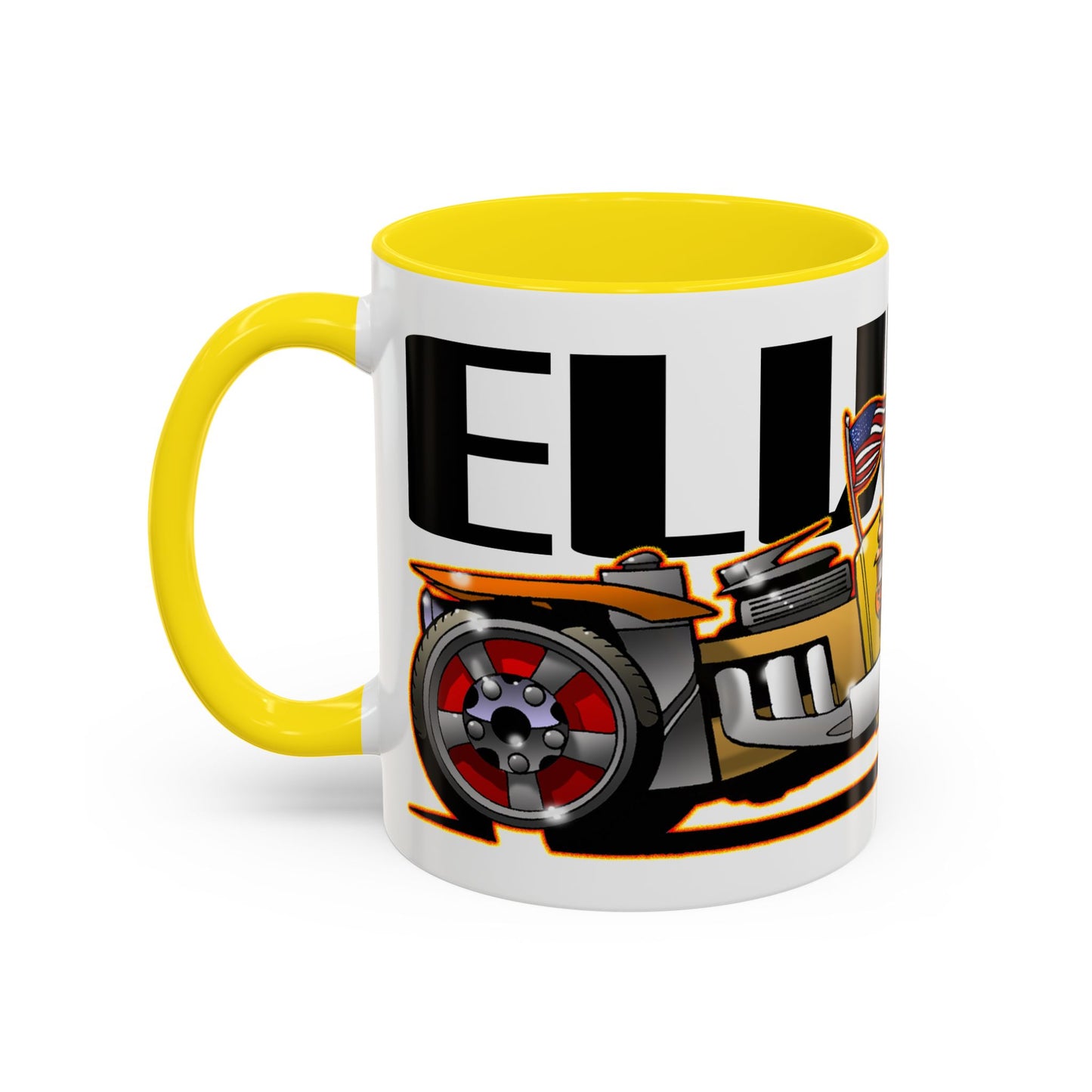 MONGREL T HOT ROD Elvis Easy Come Easy Go Fireball Collectible Coffee Mug - 2 Sizes