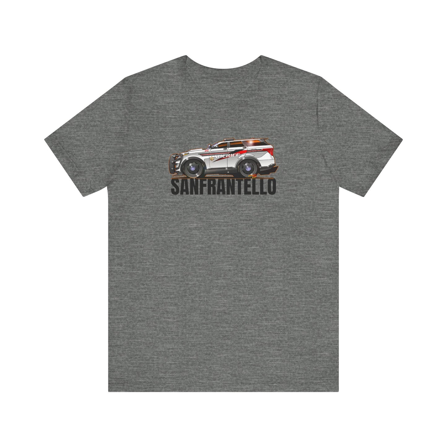 FORD EXPLORER POLICE CRUISER Sanfrantello 09 Tribute Concept Art Short Sleeve Tee 12 Colors