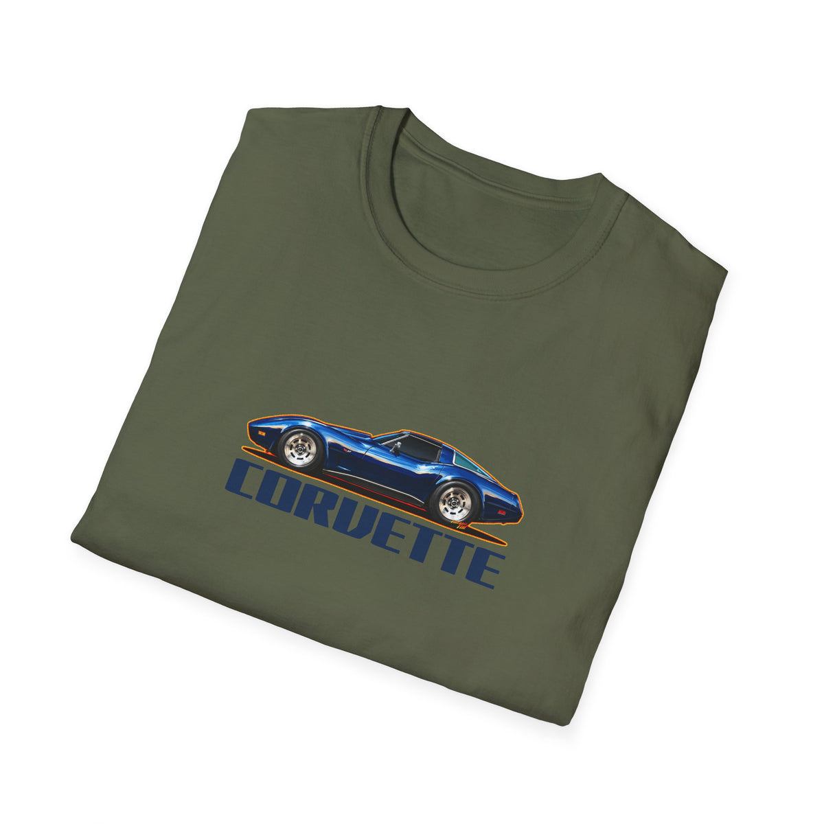 CHEVROLET CORVETTE 1978 Collectible Fireball Art Collectible Fireball Art TeeShirt