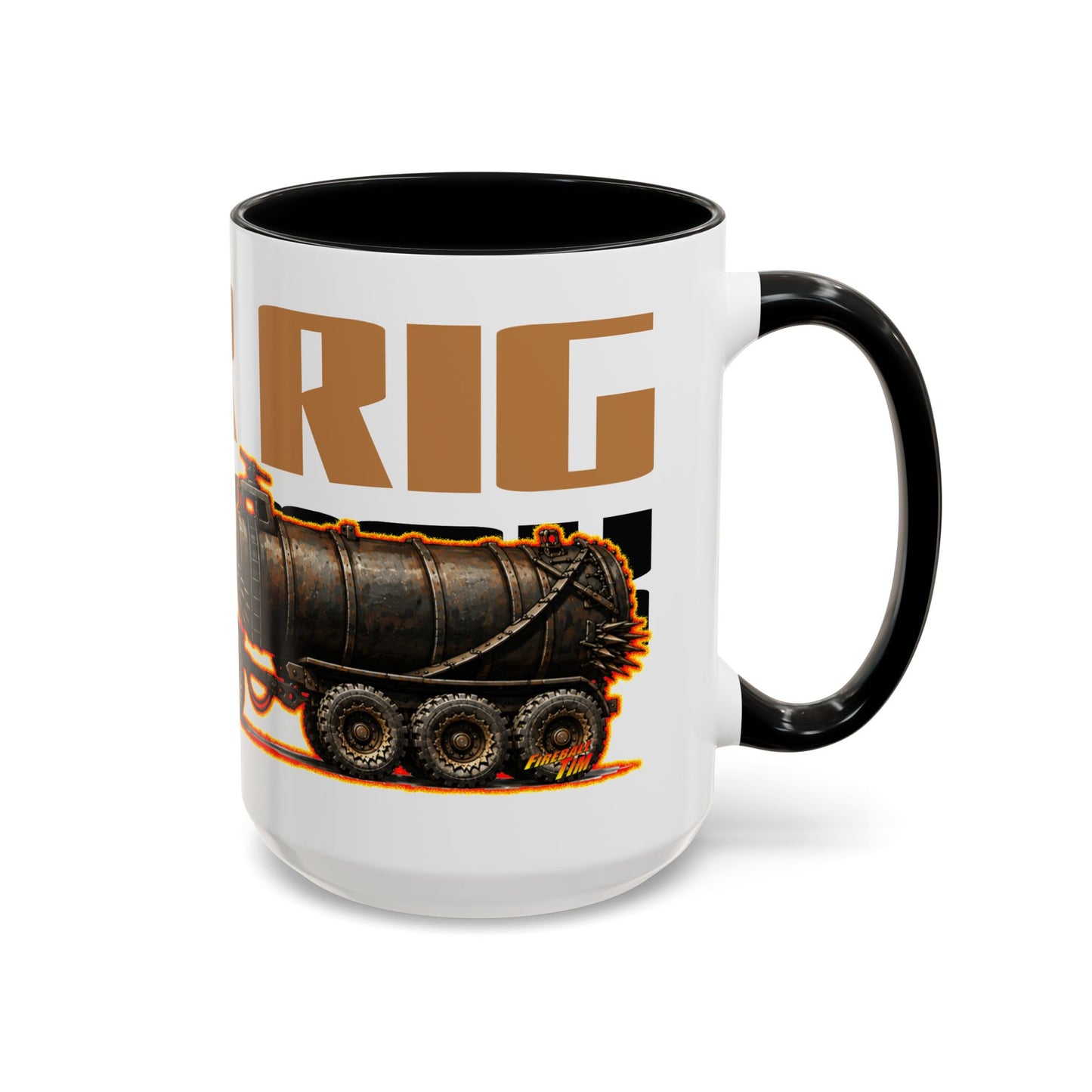 MAD MAX War Rig Collectible Fireball Art Coffee Mug - 2 Sizes