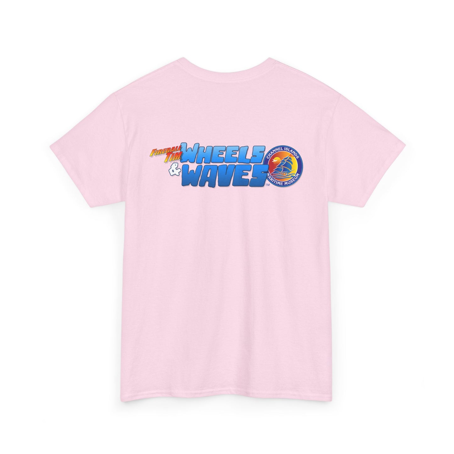 WHEELS & WAVES Car Show Official Short Sleeve Tee 13 Colors