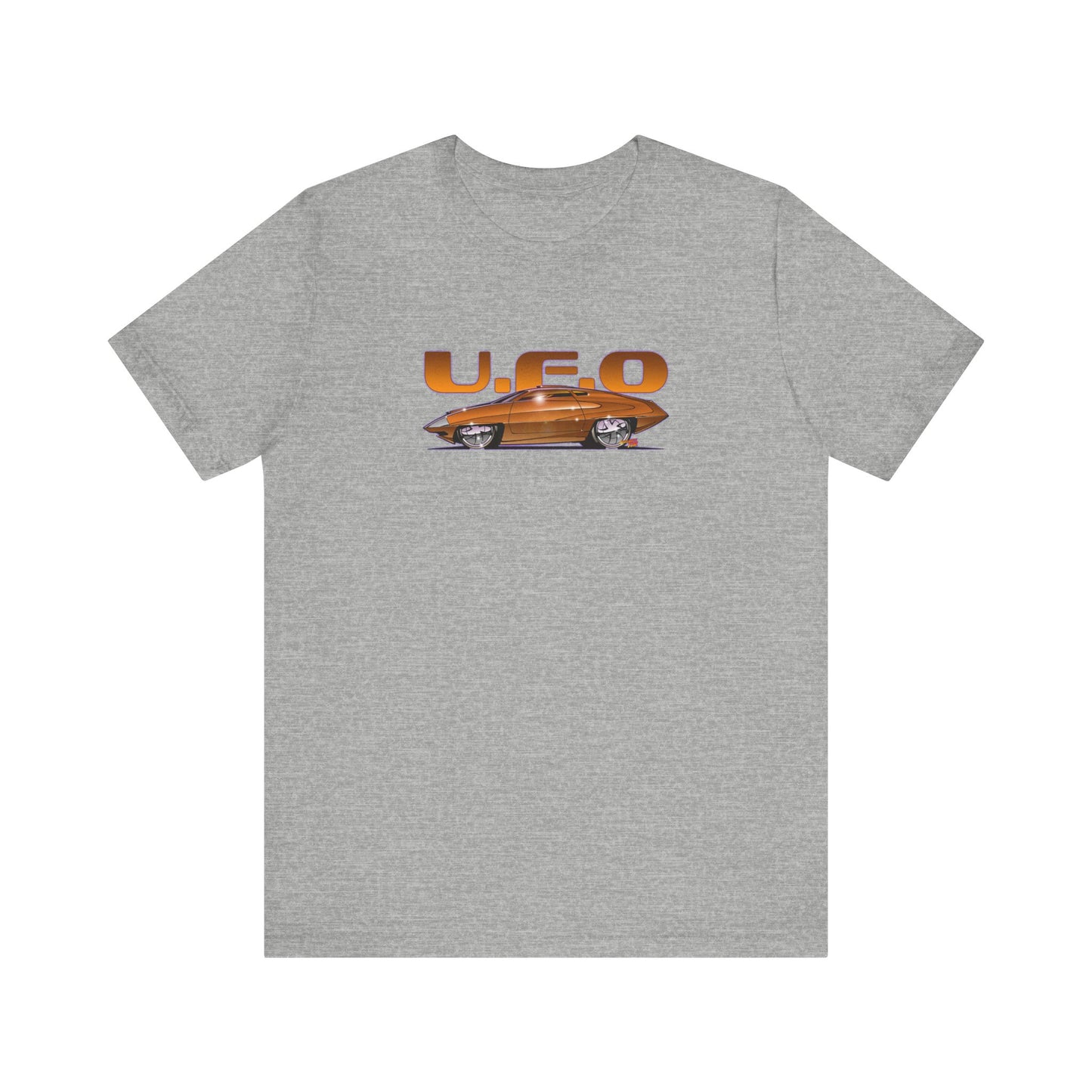 UFO ED STRAKER CAR TV Car Concept Art Short Sleeve Tee 12 Colors