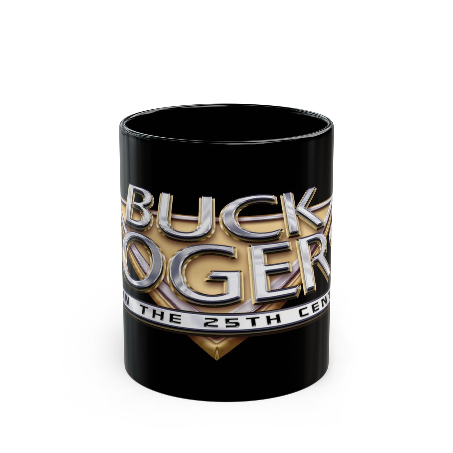 BUCK ROGERS Official Black Mug 11oz