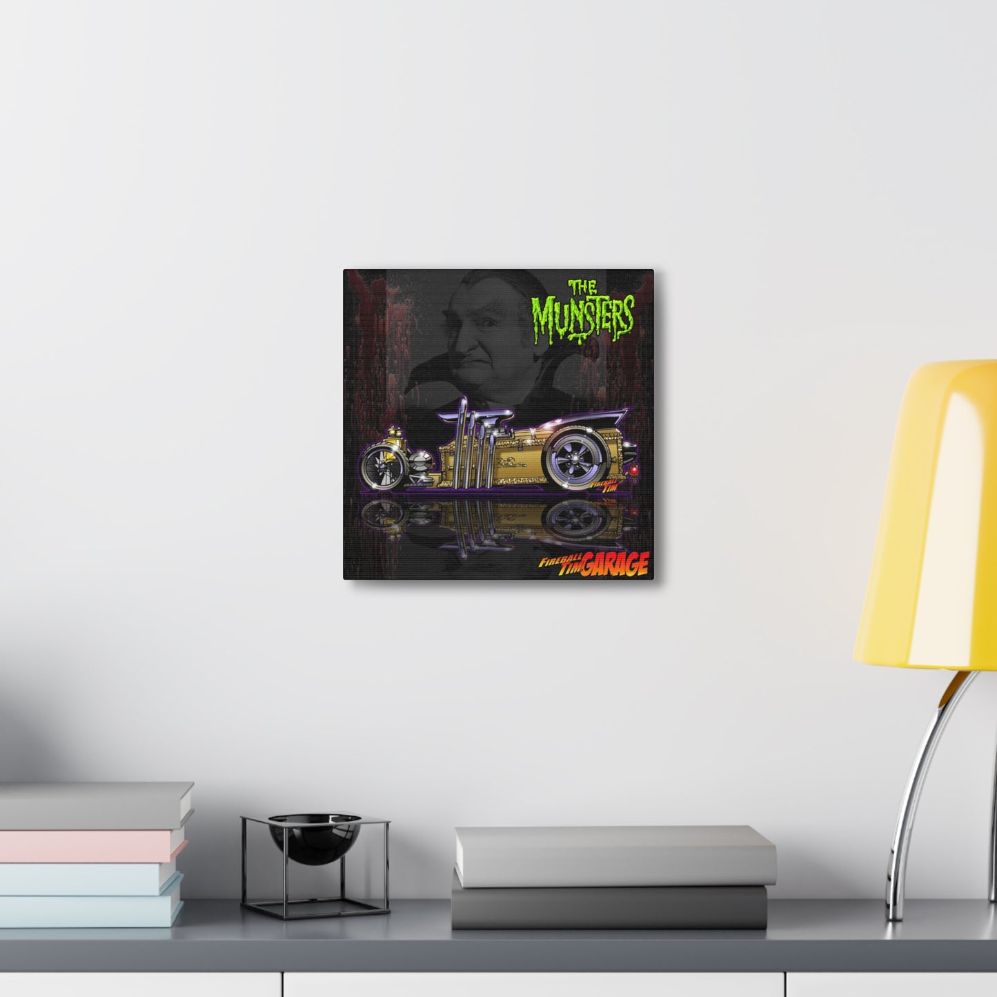 MUNSTERS DRAGULA TV Show Concept Art Canvas Print Ver2 12x12