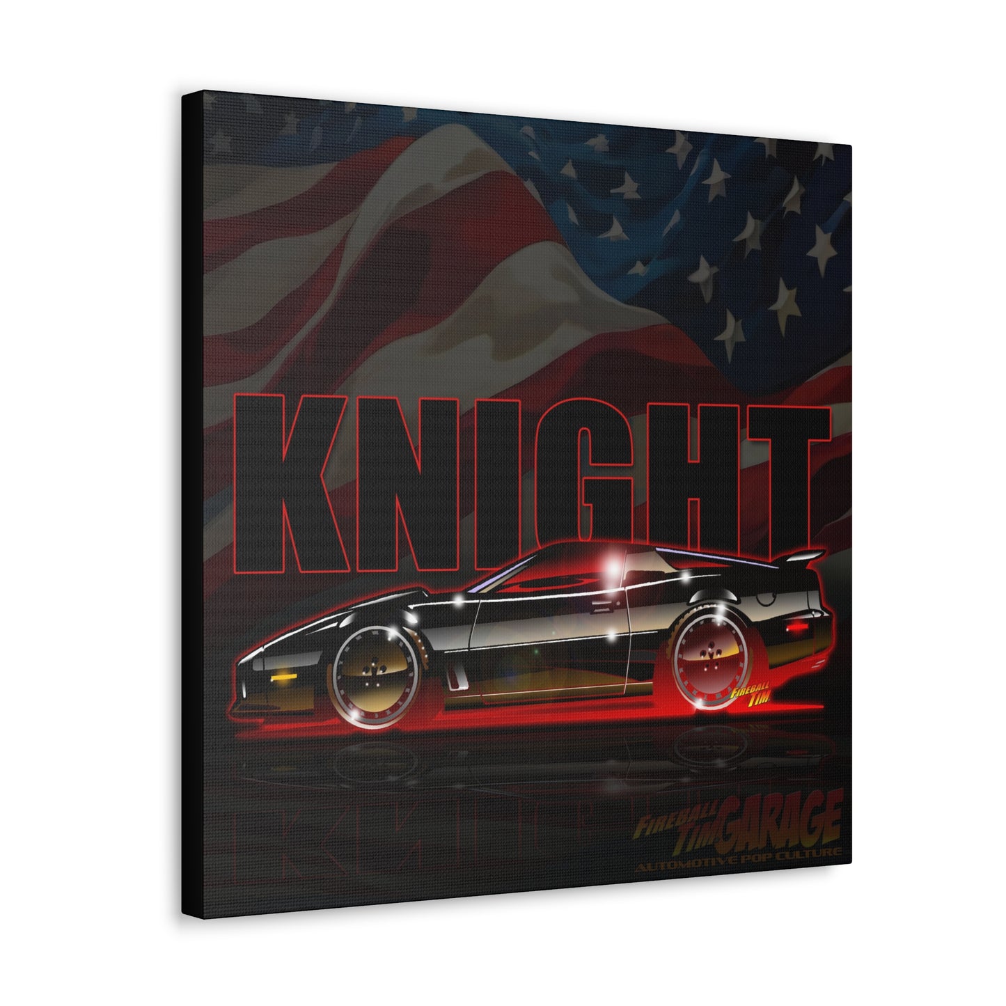 KNIGHT RIDER Pontiac Firebird TV Car Canvas Wall Art MASTERPRINT 2 Sizes