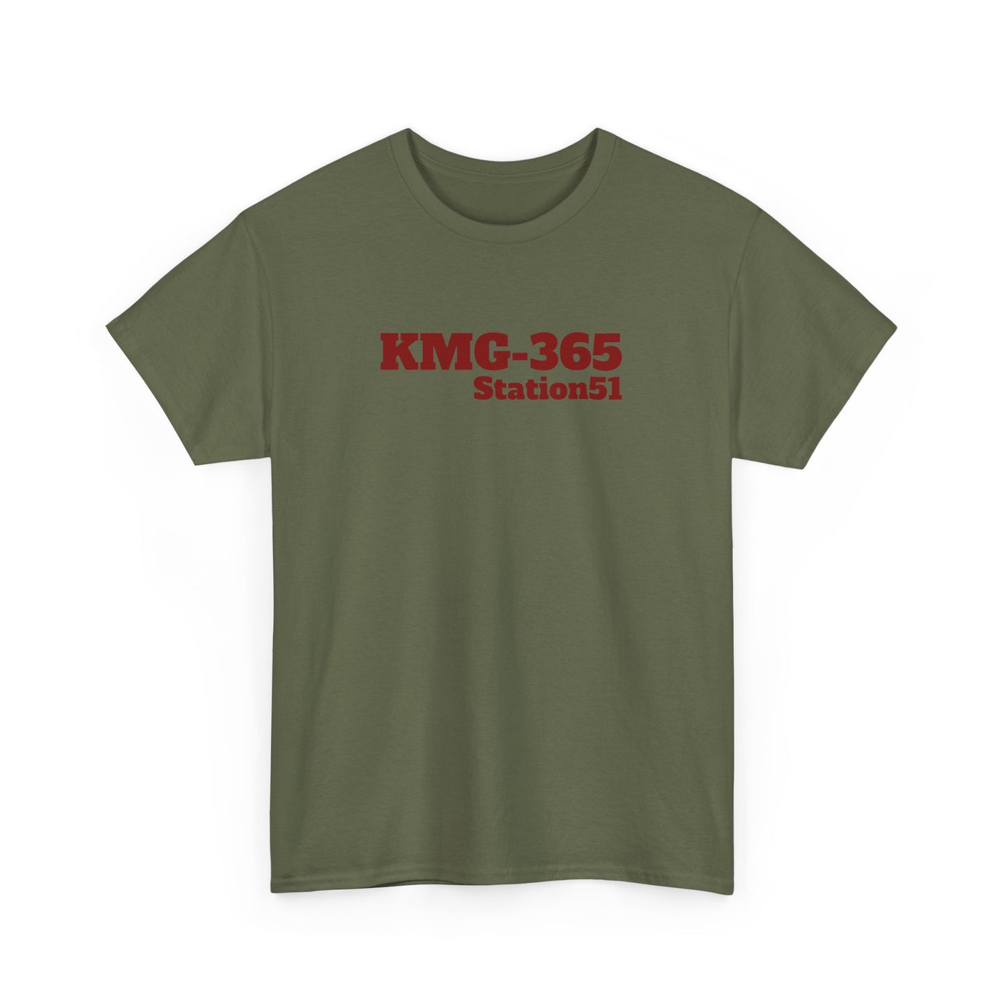 EMERGENCY TV Show Squad 51 KMG-365 Station51 Heavy Cotton Graphic Tee - 6 Colors