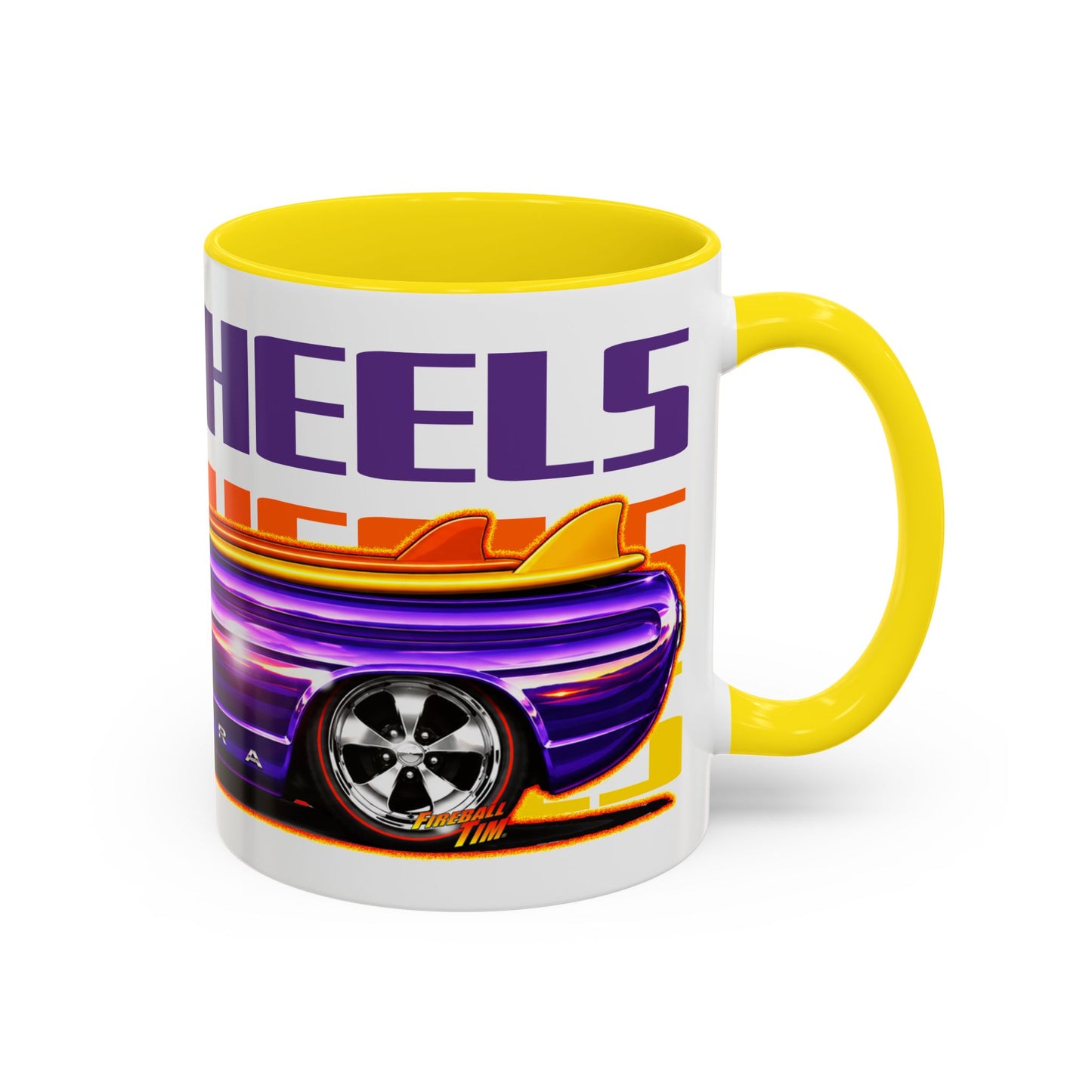 HOT WHEELS Sweet 16 DEORA Collectible Fireball Art Coffee Mug - 2 Sizes