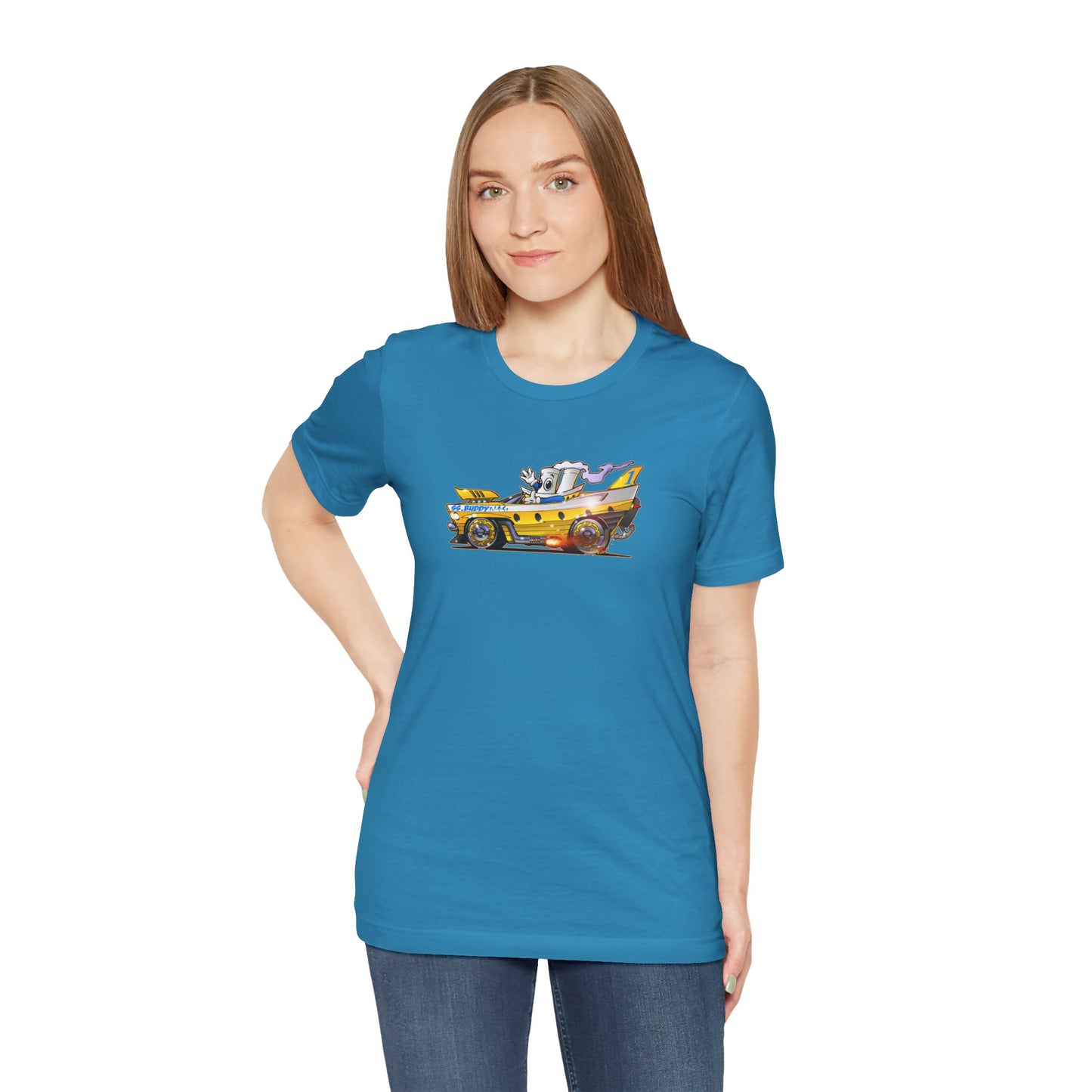 BUDDY CRUISE BUDDYMOBILE Custom Car Art Short Sleeve Tee in 17 Colors