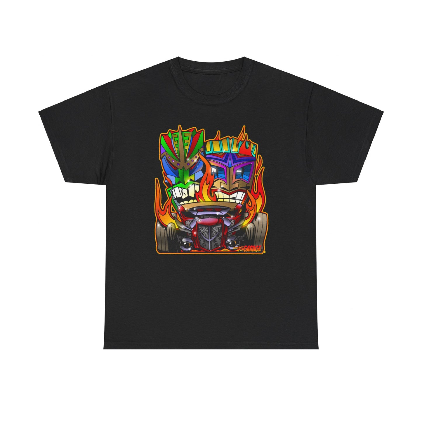 HOT ROD TIKIS Concept Art Tiki Unisex Heavy Cotton Tee 13 Colors