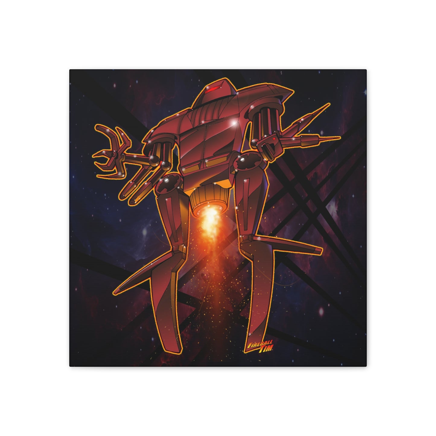 THE BLACK HOLE Movie Maximillian Robot Canvas Art MASTERPRINT 2 Sizes